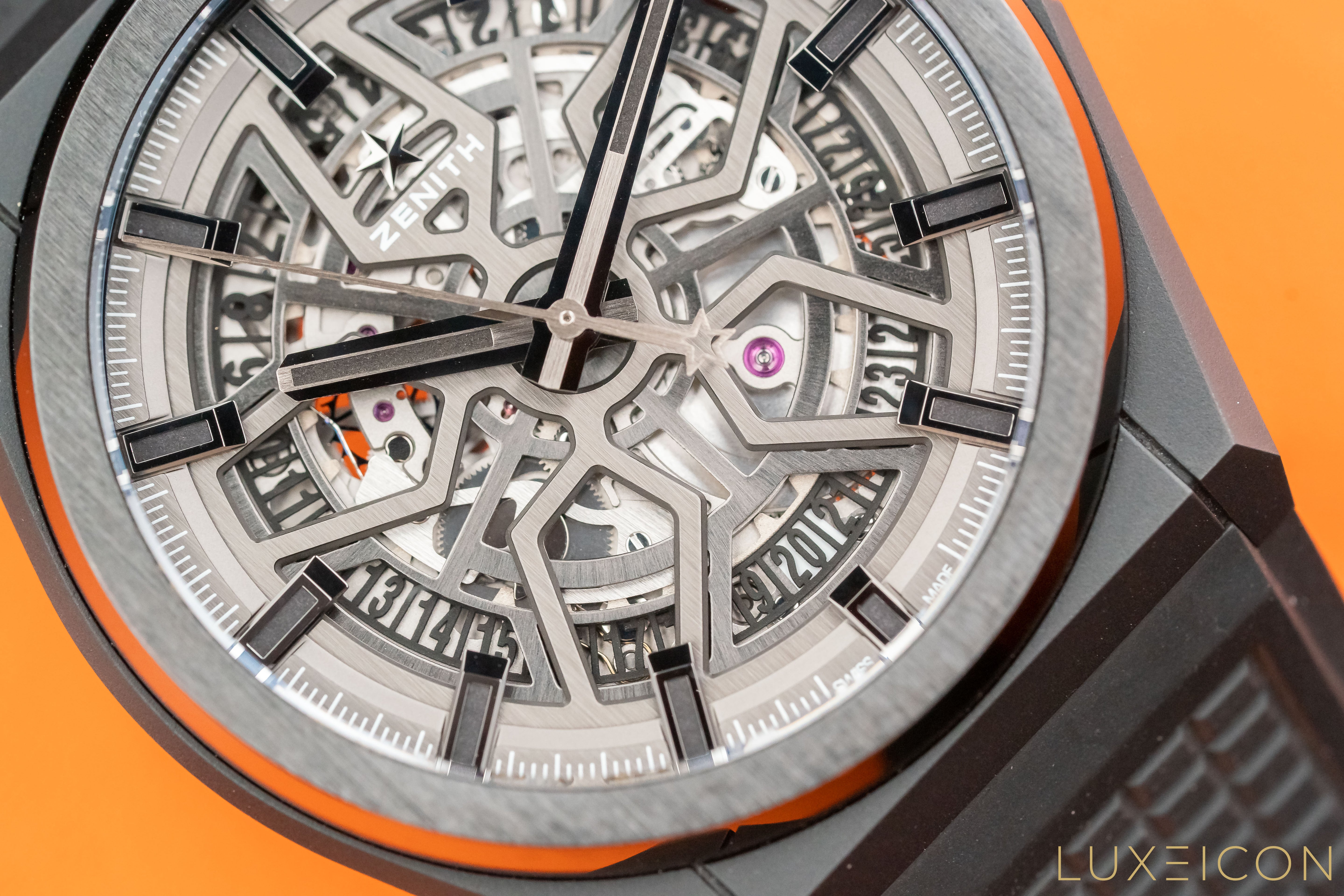 Zenith Defy El Primero Classic Skeleton Black Ceramic 49.9000.670/77.R782