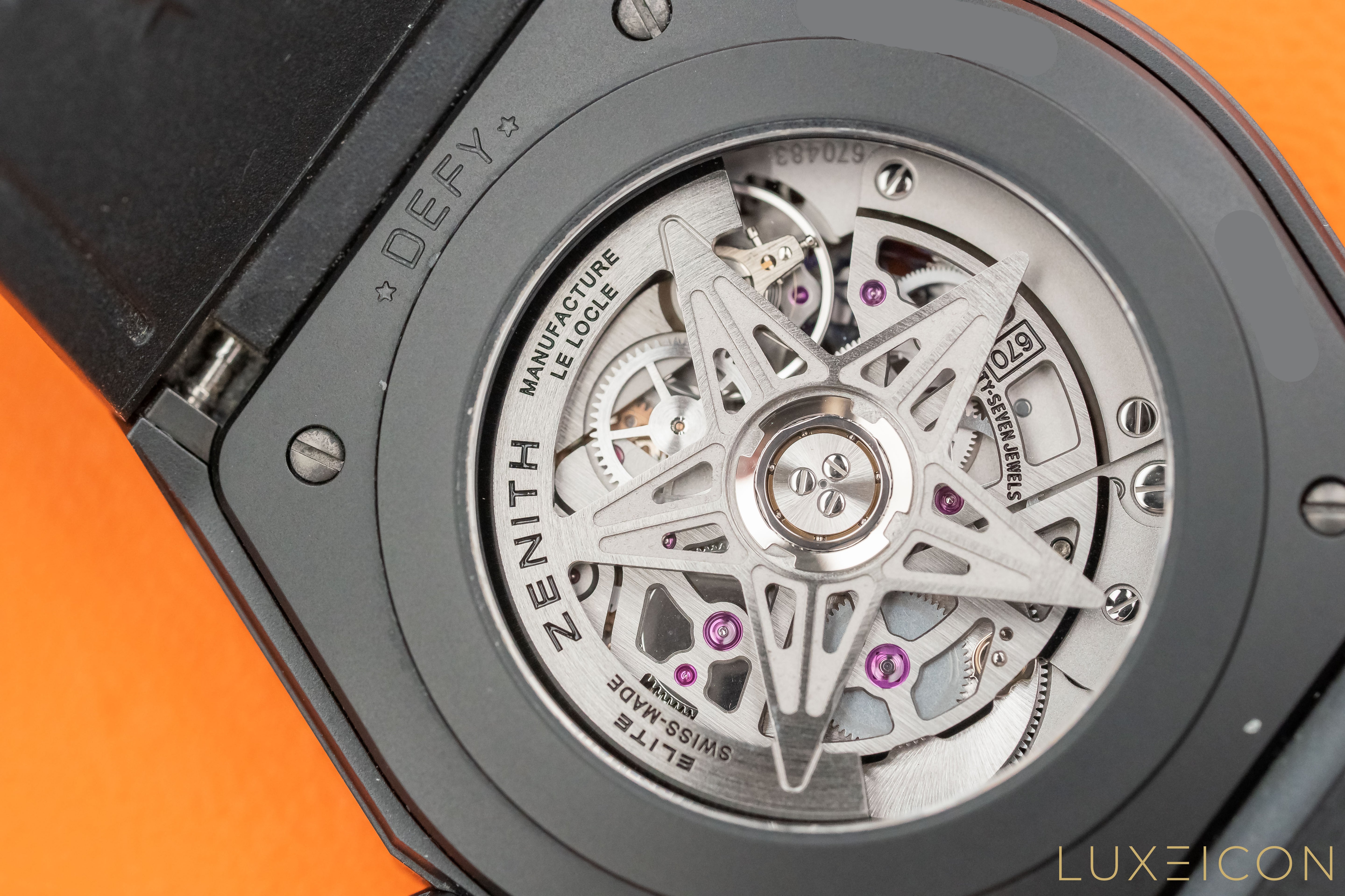 Zenith Defy El Primero Classic Skeleton Black Ceramic 49.9000.670/77.R782