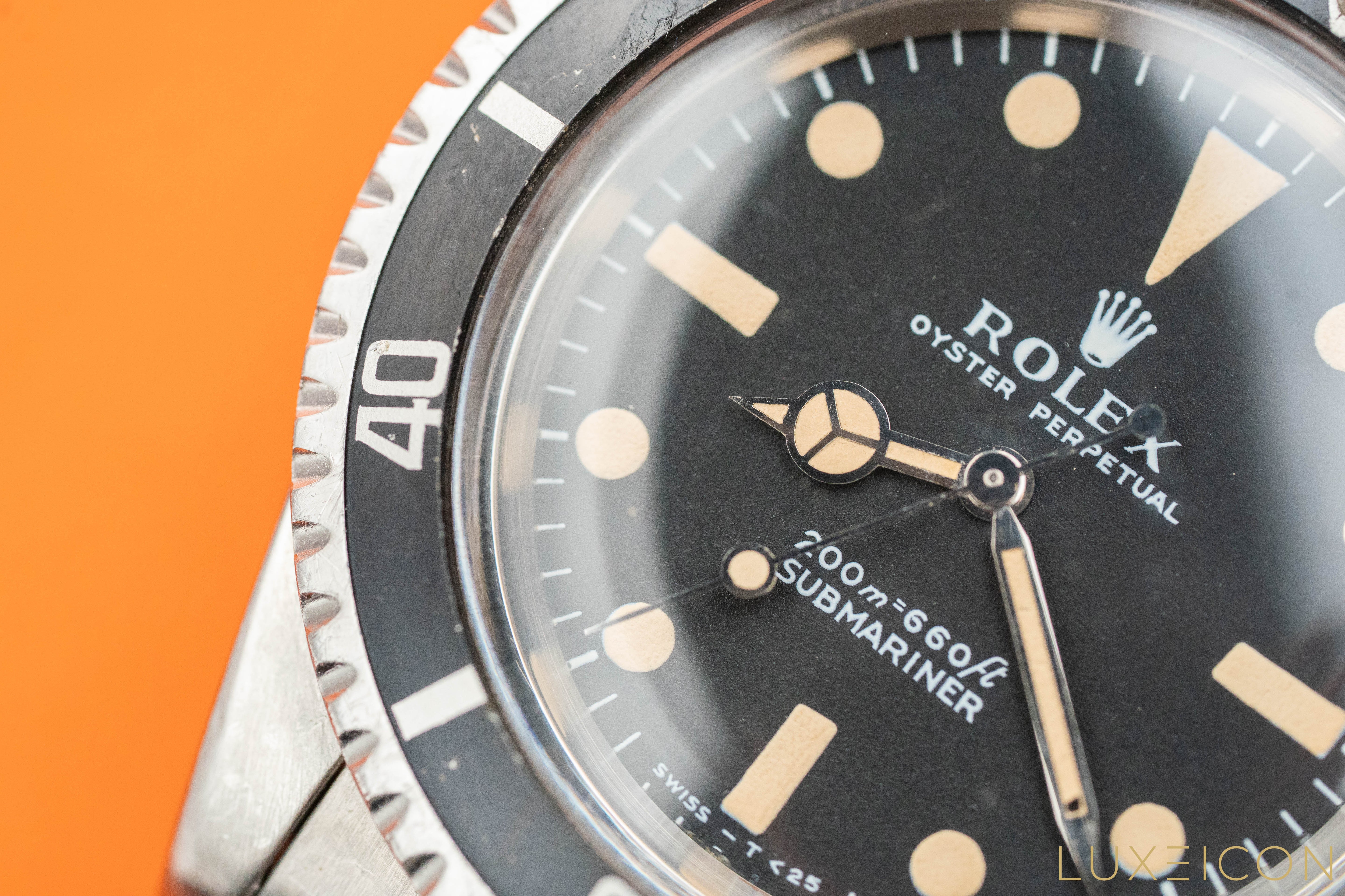 Rolex Submariner 5513 No Date Meter First 40mm 1968 Fullset