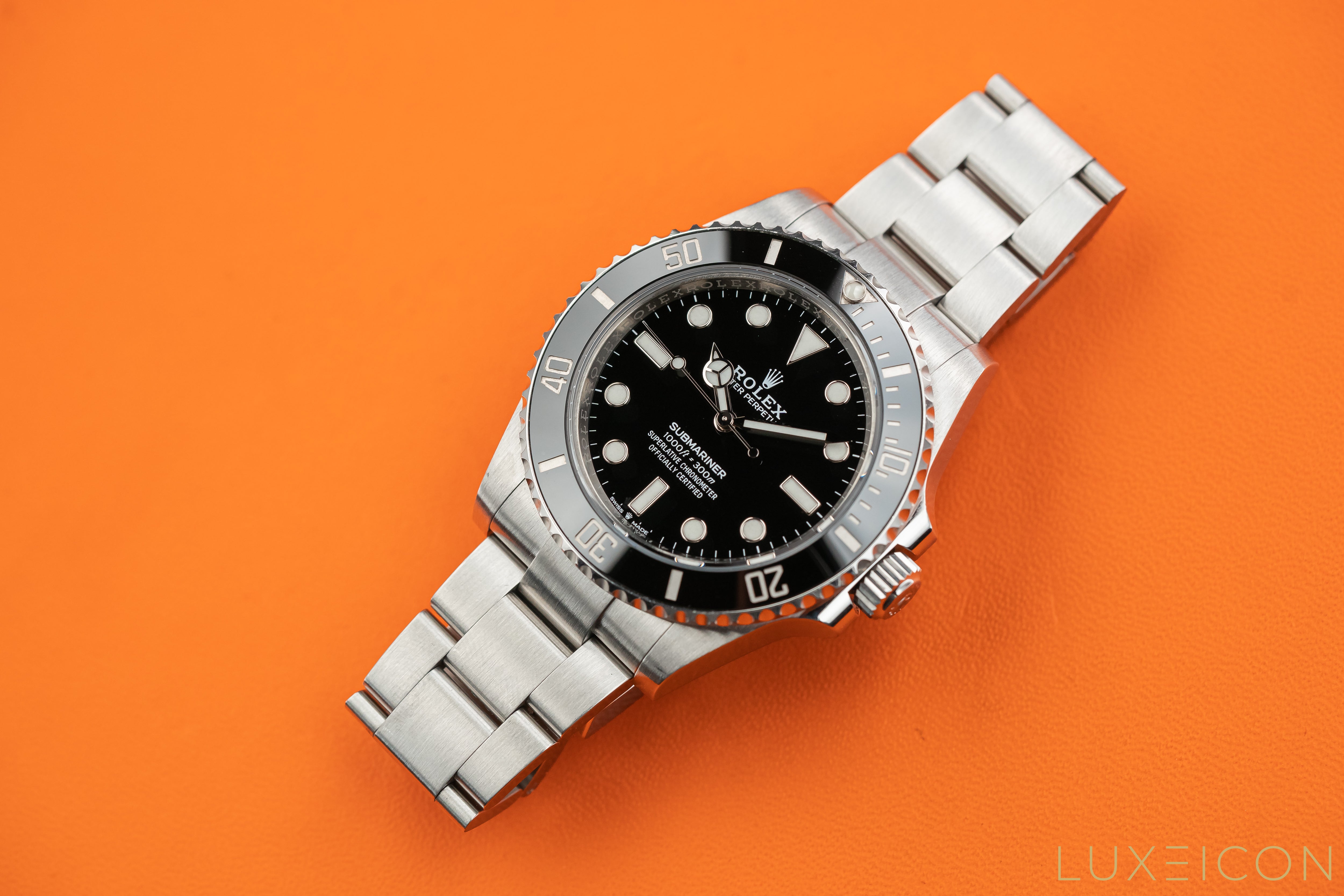 Rolex Submariner 41mm No Date Stainless Steel Black Dial Model 124060 2023