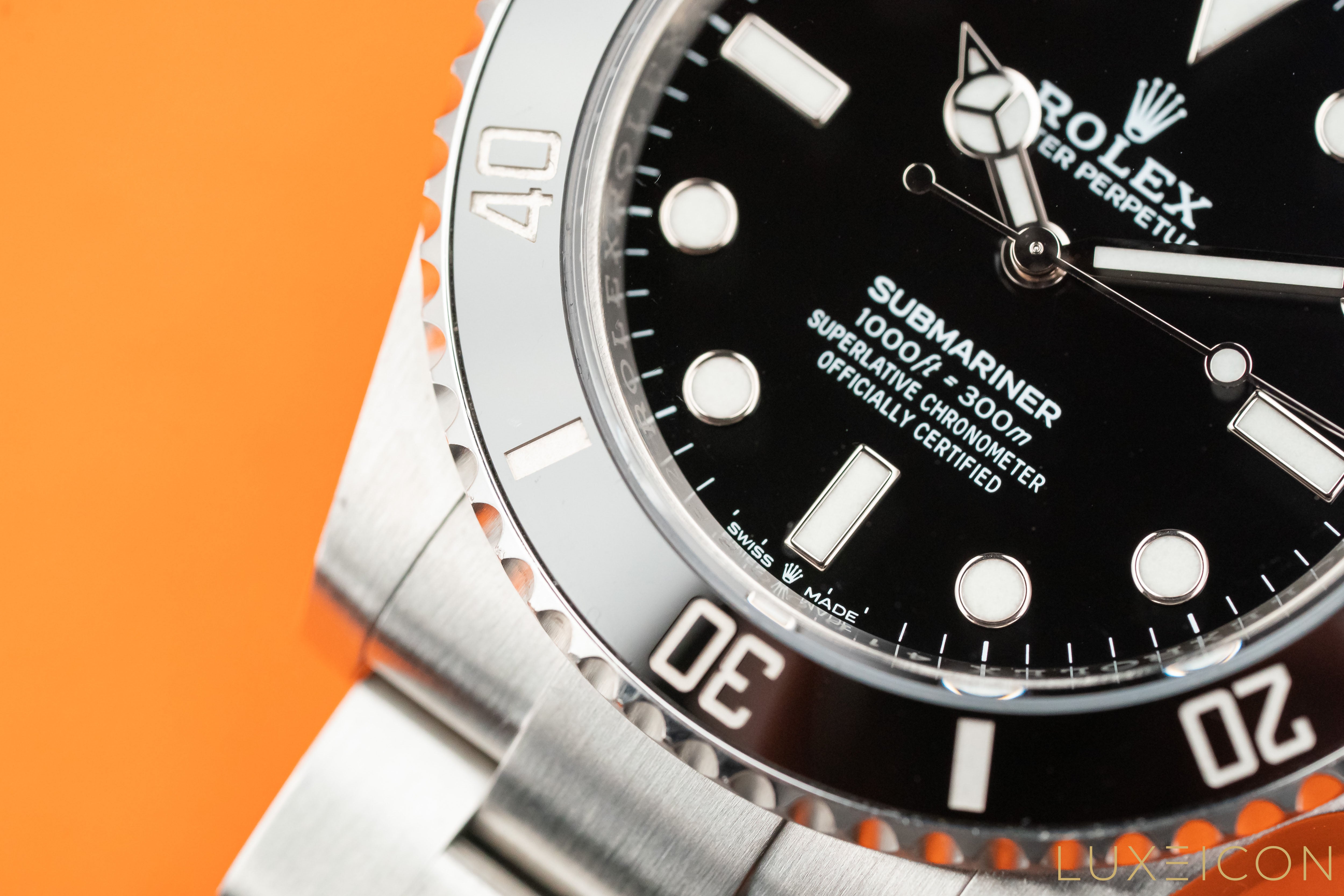 Rolex Submariner 41mm No Date Stainless Steel Black Dial Model 124060 2023