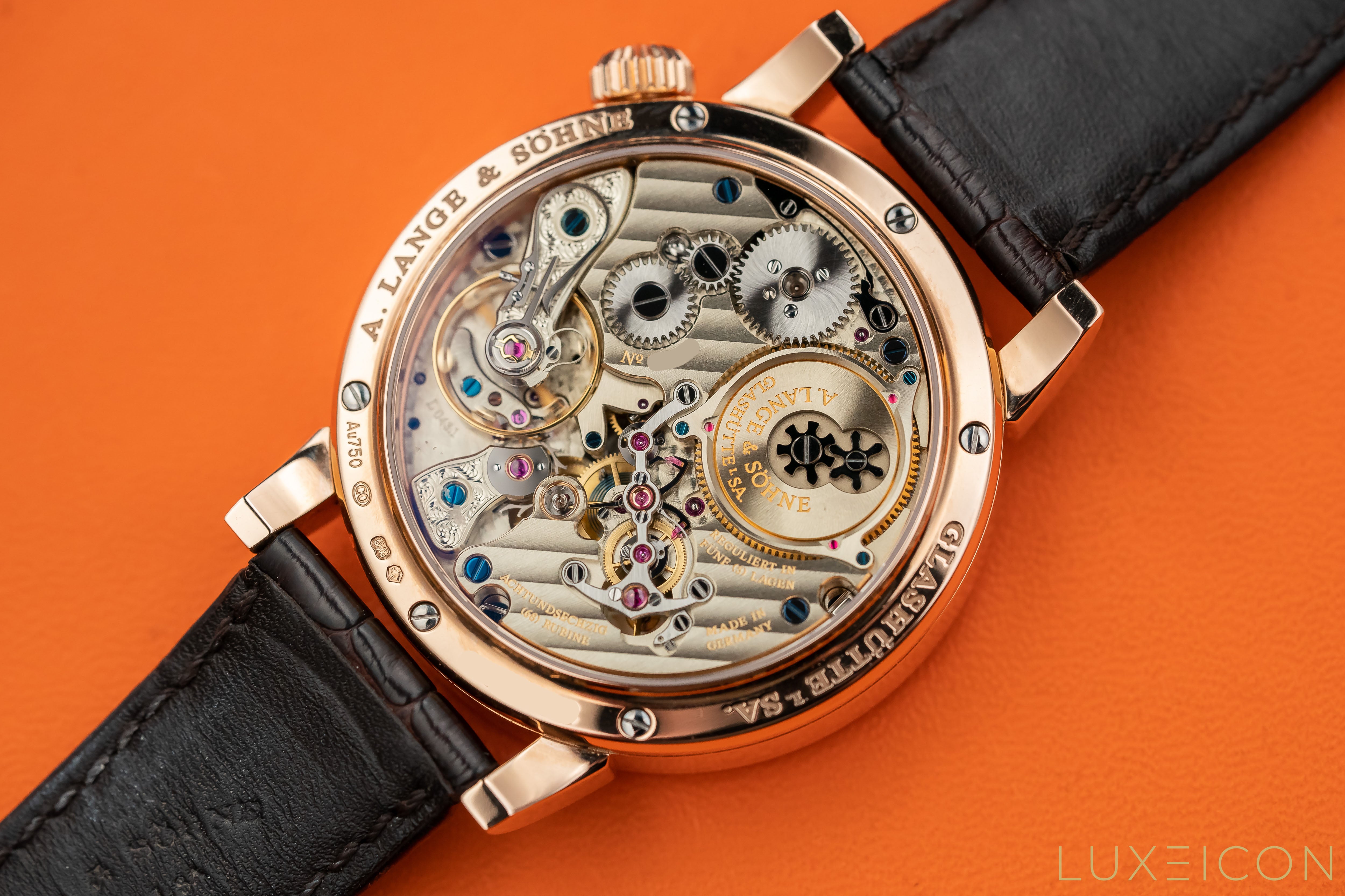 A. Lange & Söhne Zeitwerk 140.032 silver dial rose gold 2014