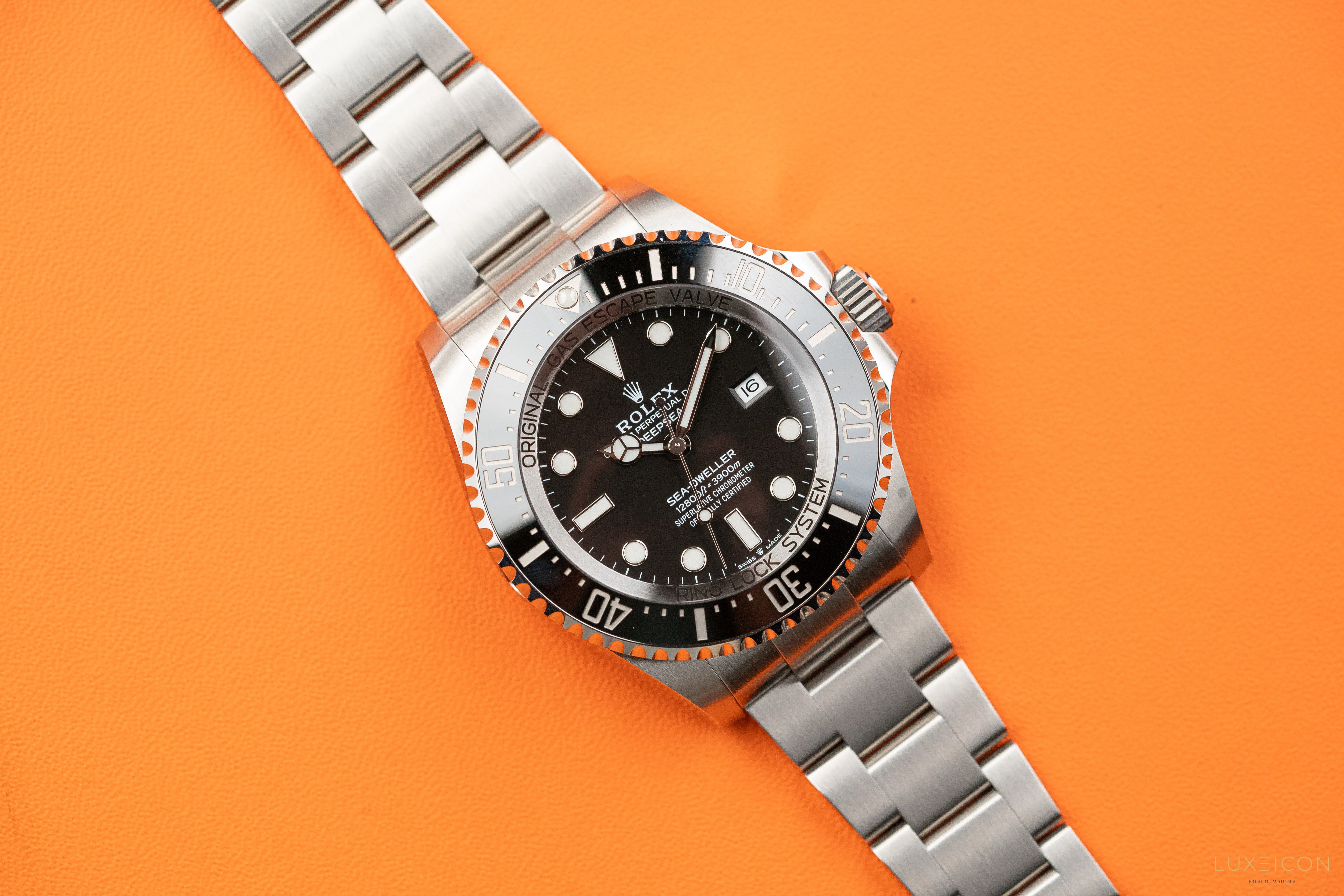 Rolex Sea-Dweller Deepsea 44mm Ceramic Black Dial Steel Oyster Watch 126660 2019