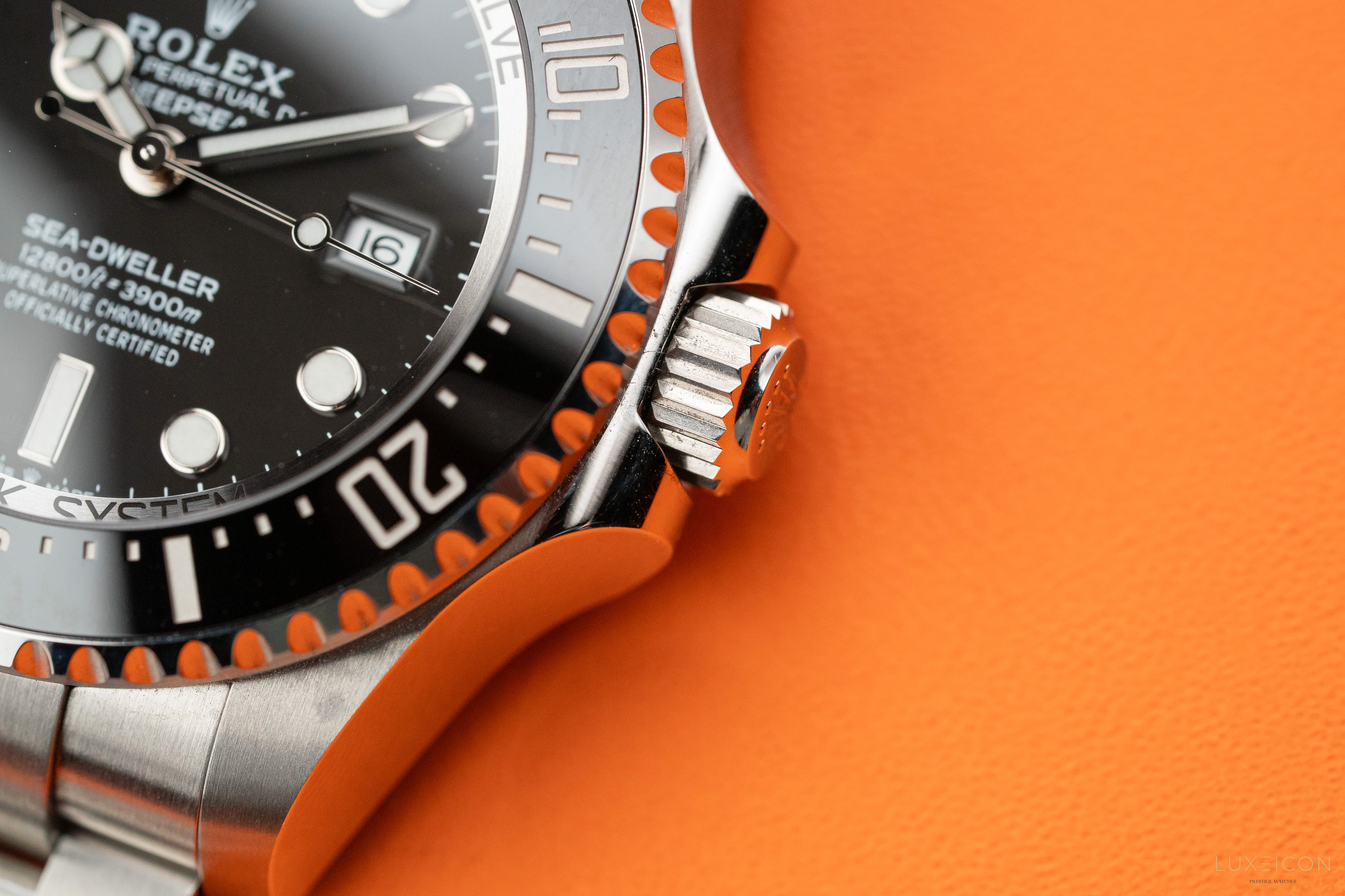 Rolex Sea-Dweller Deepsea 44mm Ceramic Black Dial Steel Oyster Watch 126660 2019