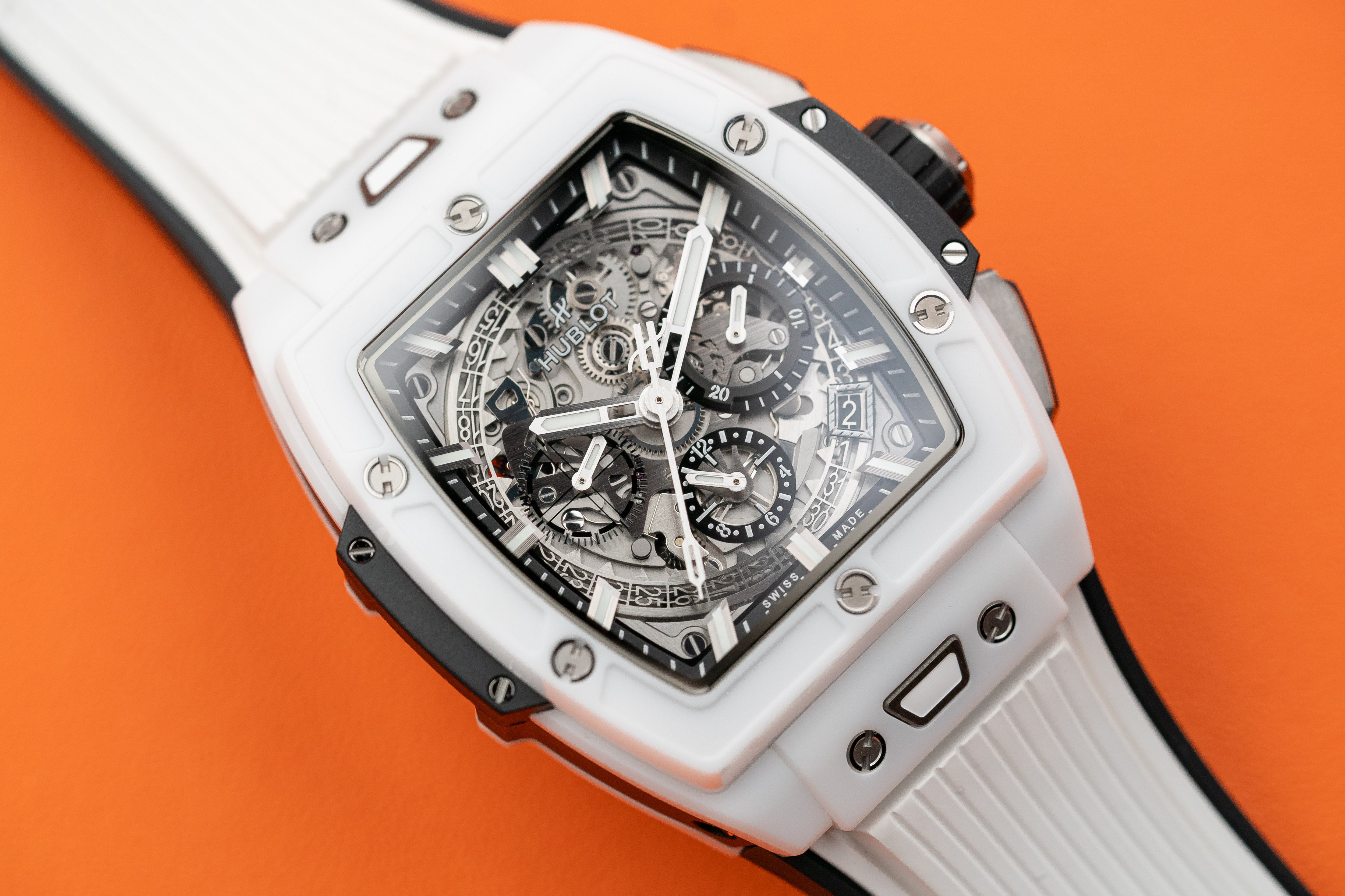 Hublot Spirit of Big Bang Chronograph White Ceramic Skeleton 42mm