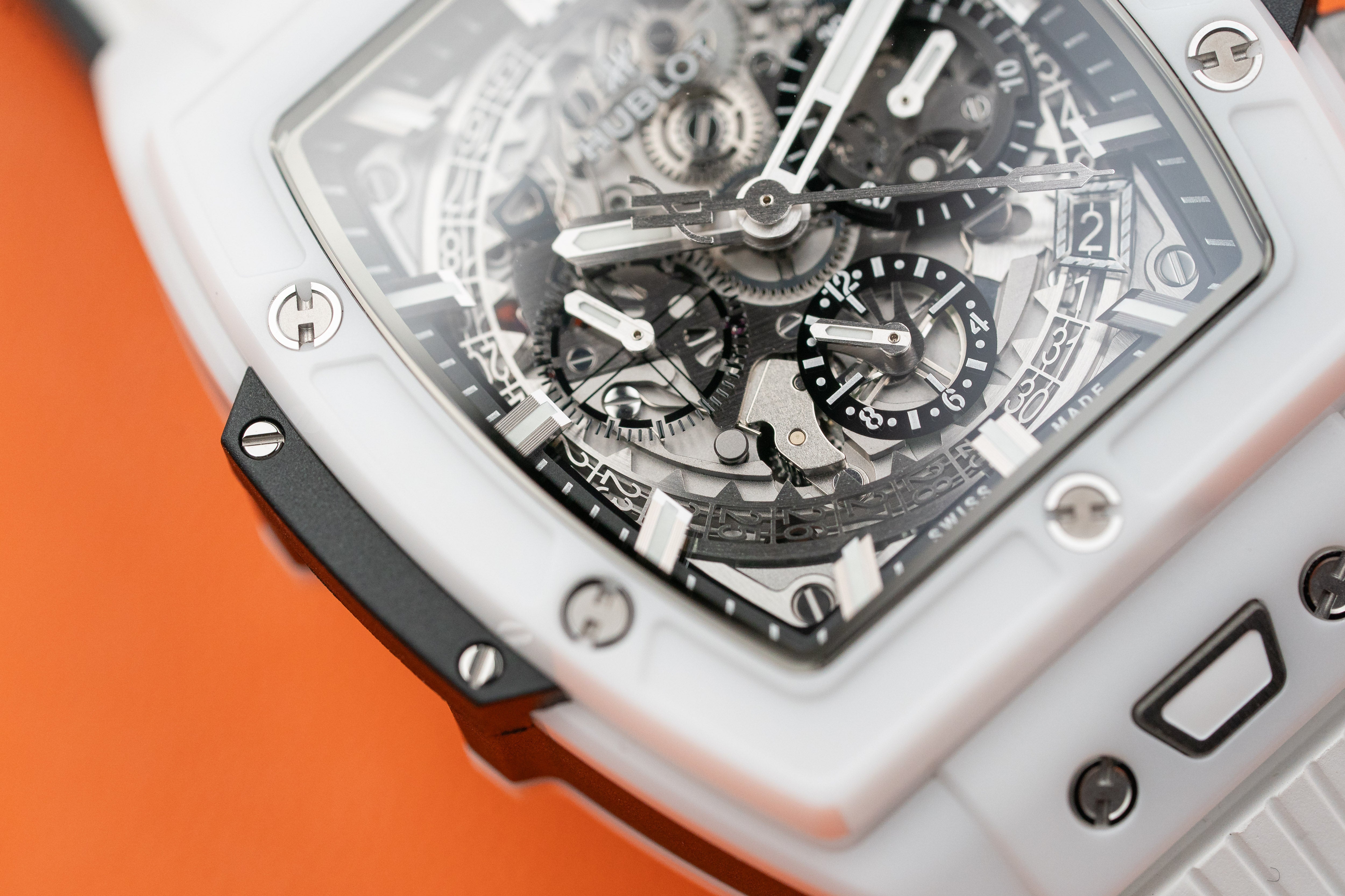Hublot Spirit of Big Bang Chronograph White Ceramic Skeleton 42mm