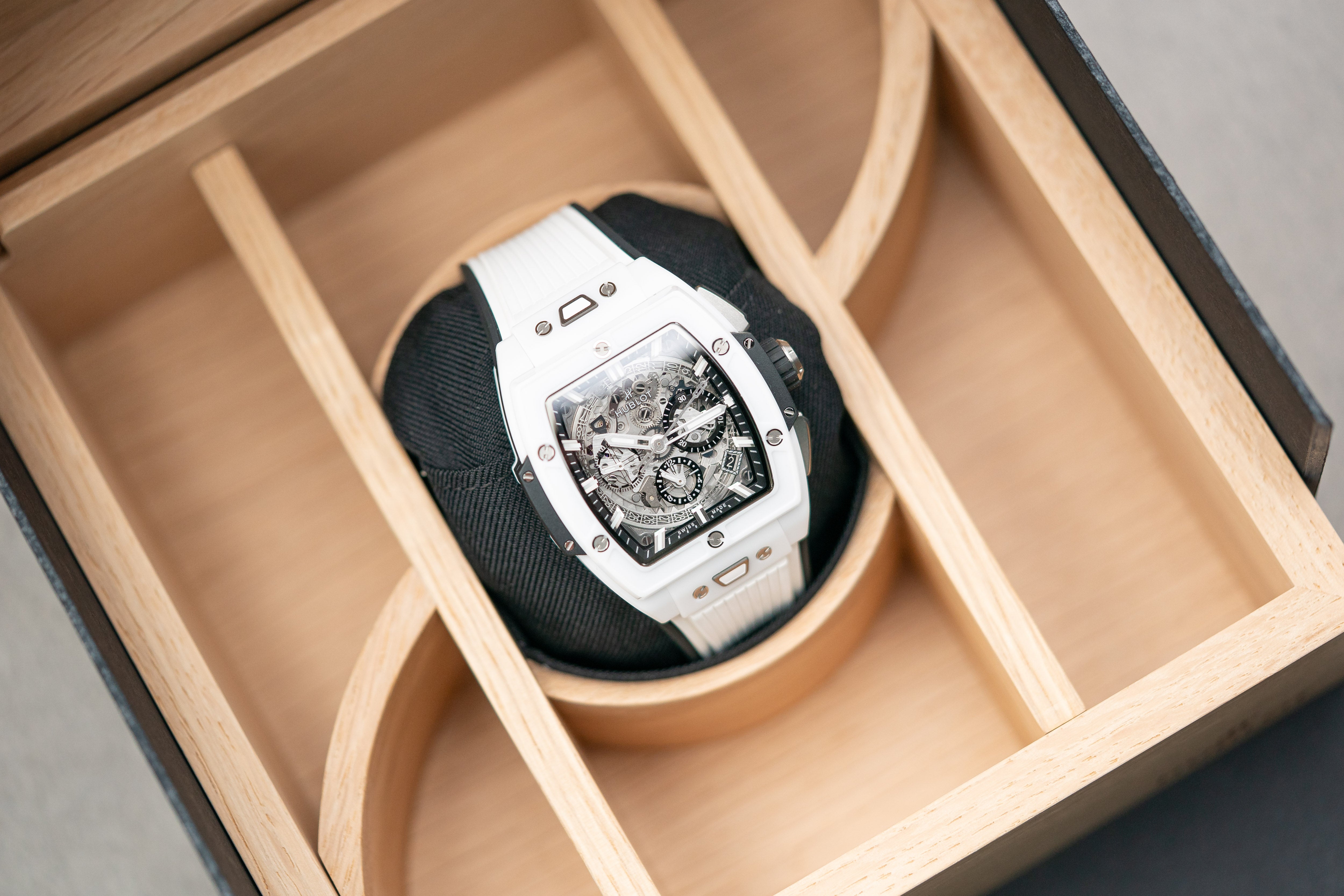 Hublot Spirit of Big Bang Chronograph White Ceramic Skeleton 42mm
