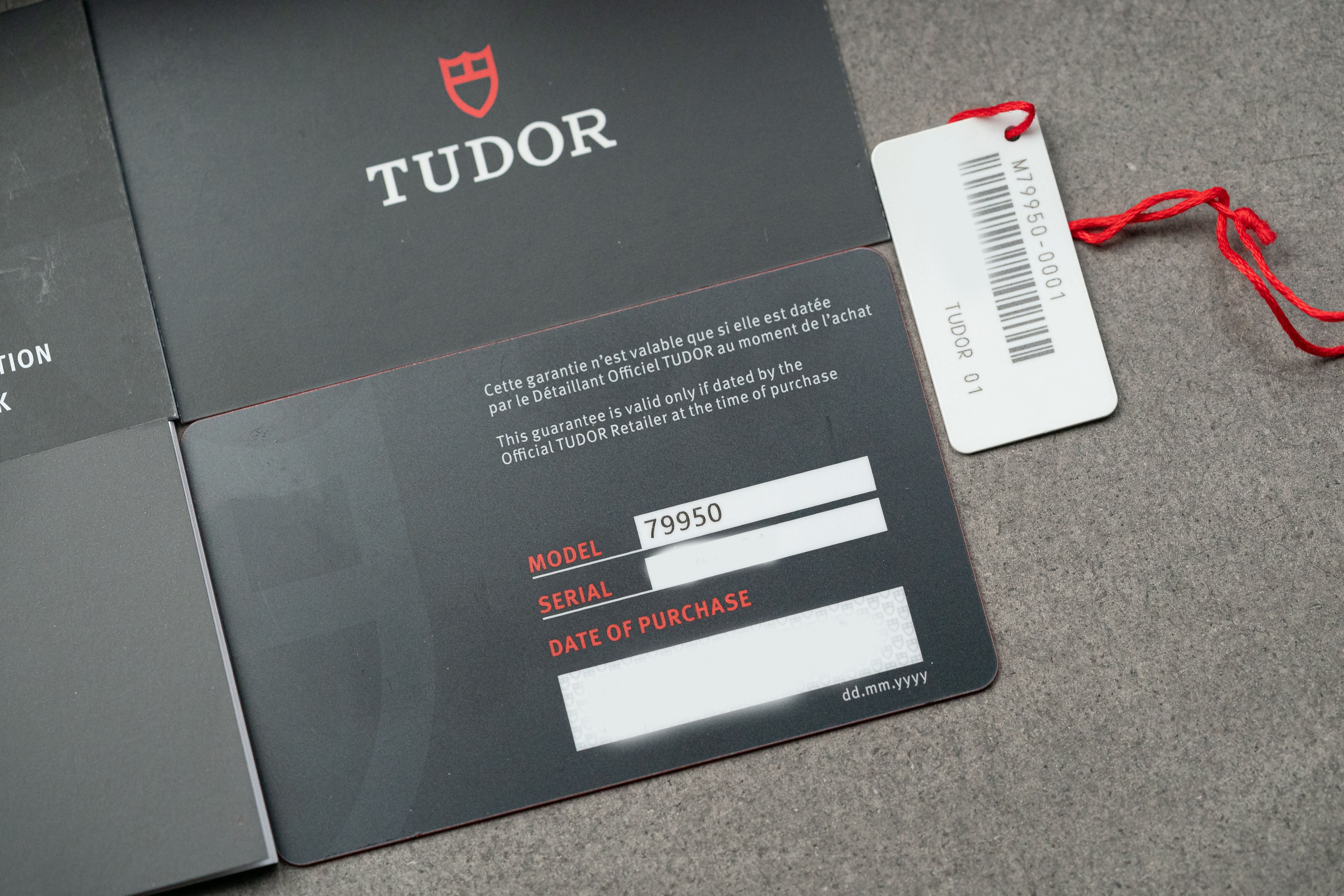 Tudor Ranger black dial Luminova stainless steel 79950