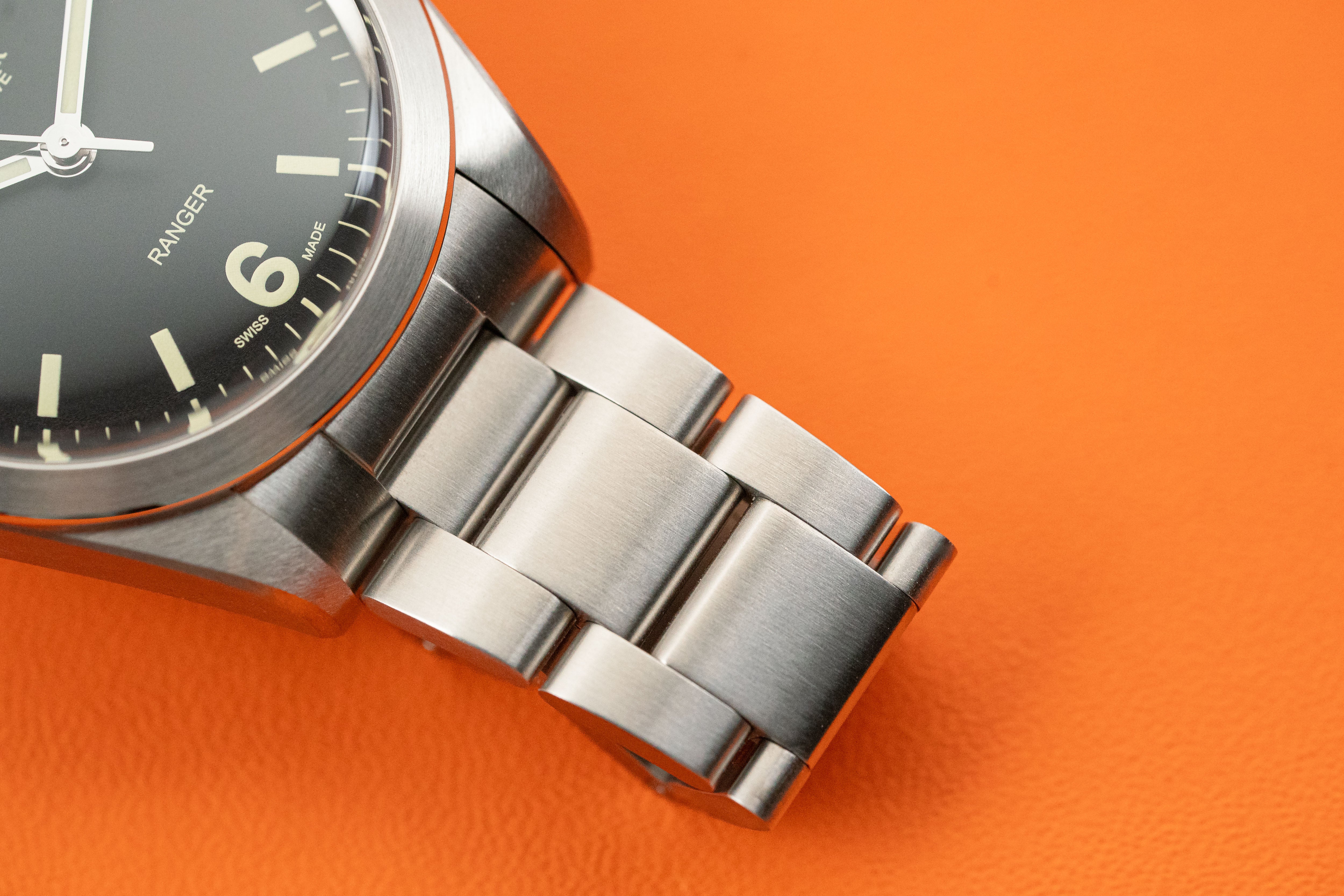 Tudor Ranger black dial Luminova stainless steel 79950