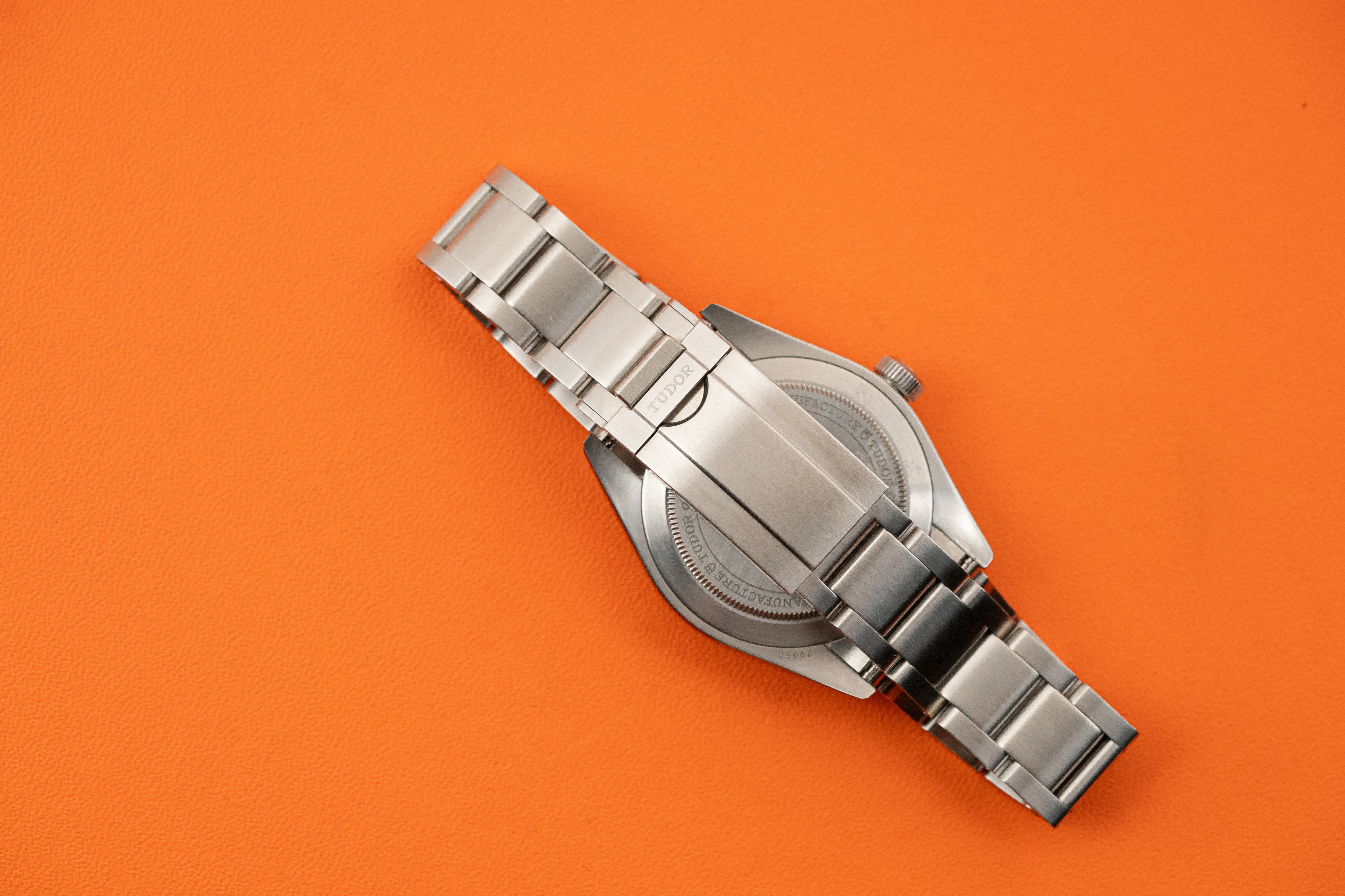 Tudor Ranger black dial Luminova stainless steel 79950