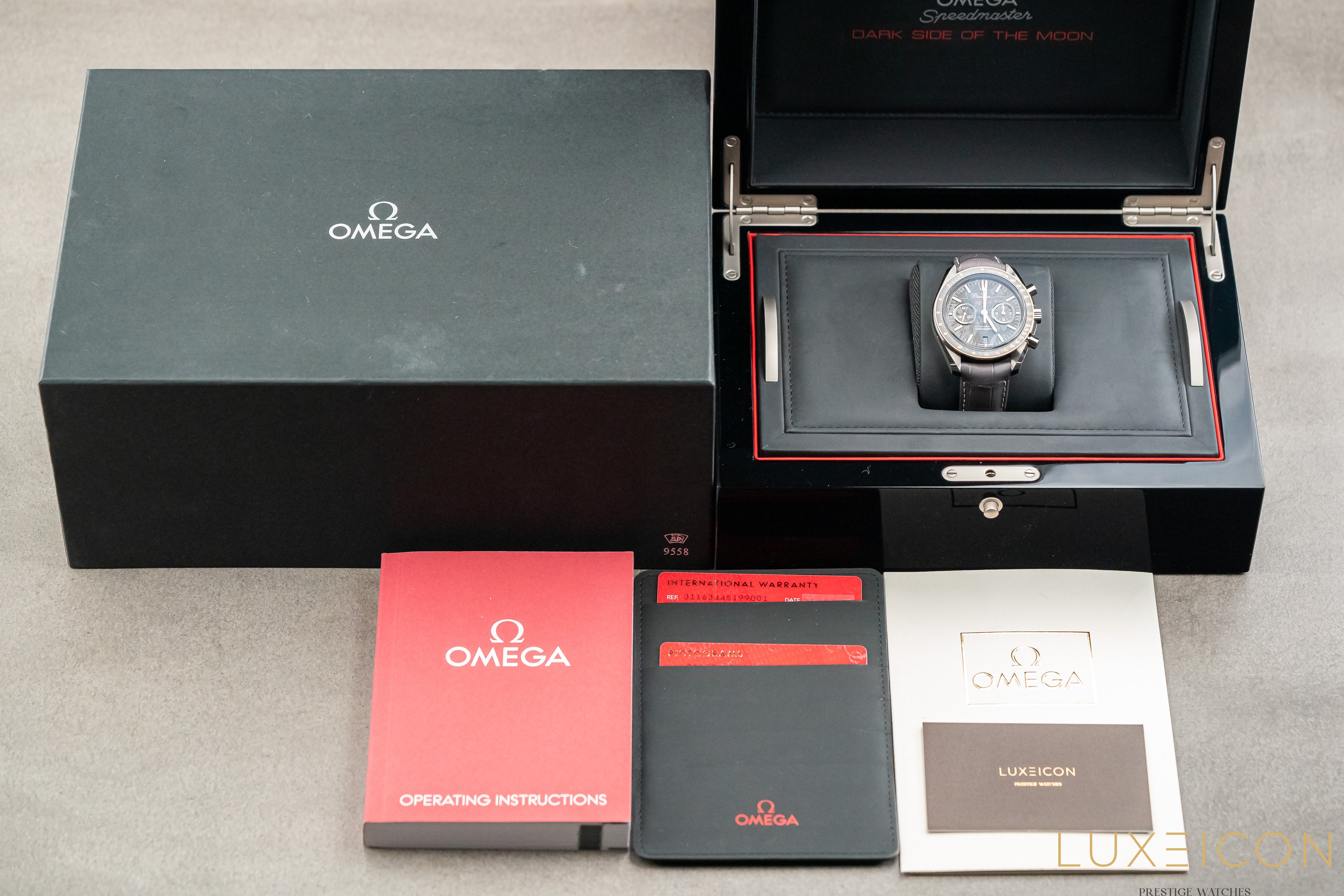 Omega Speedmaster Professional Moonwatch Co-Axial “Meteorite” 18K Sedna Gold & Ceramic 2021