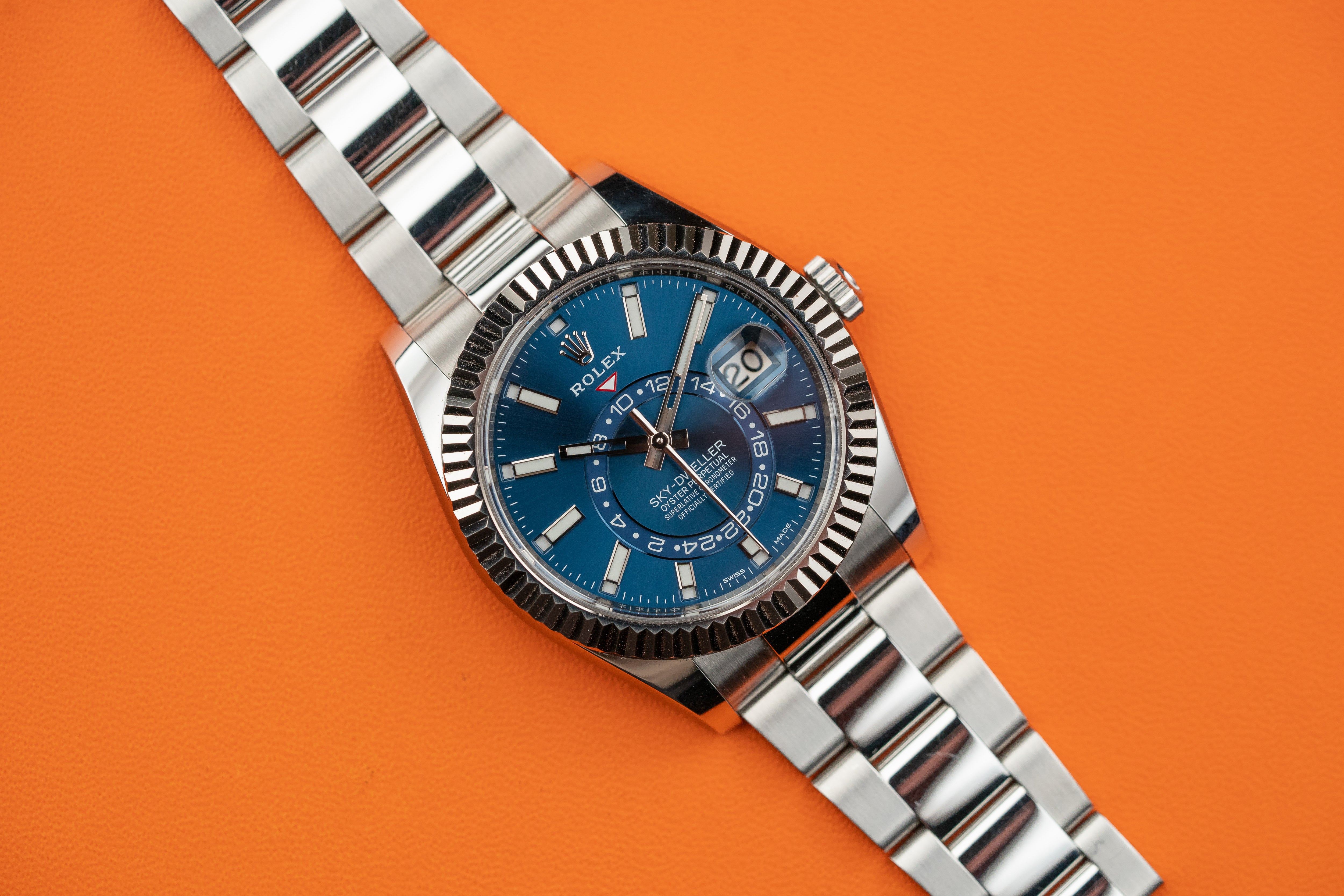 Rolex Sky-Dweller 42mm Blue Dial Stainless Steel oyster 326934 2019