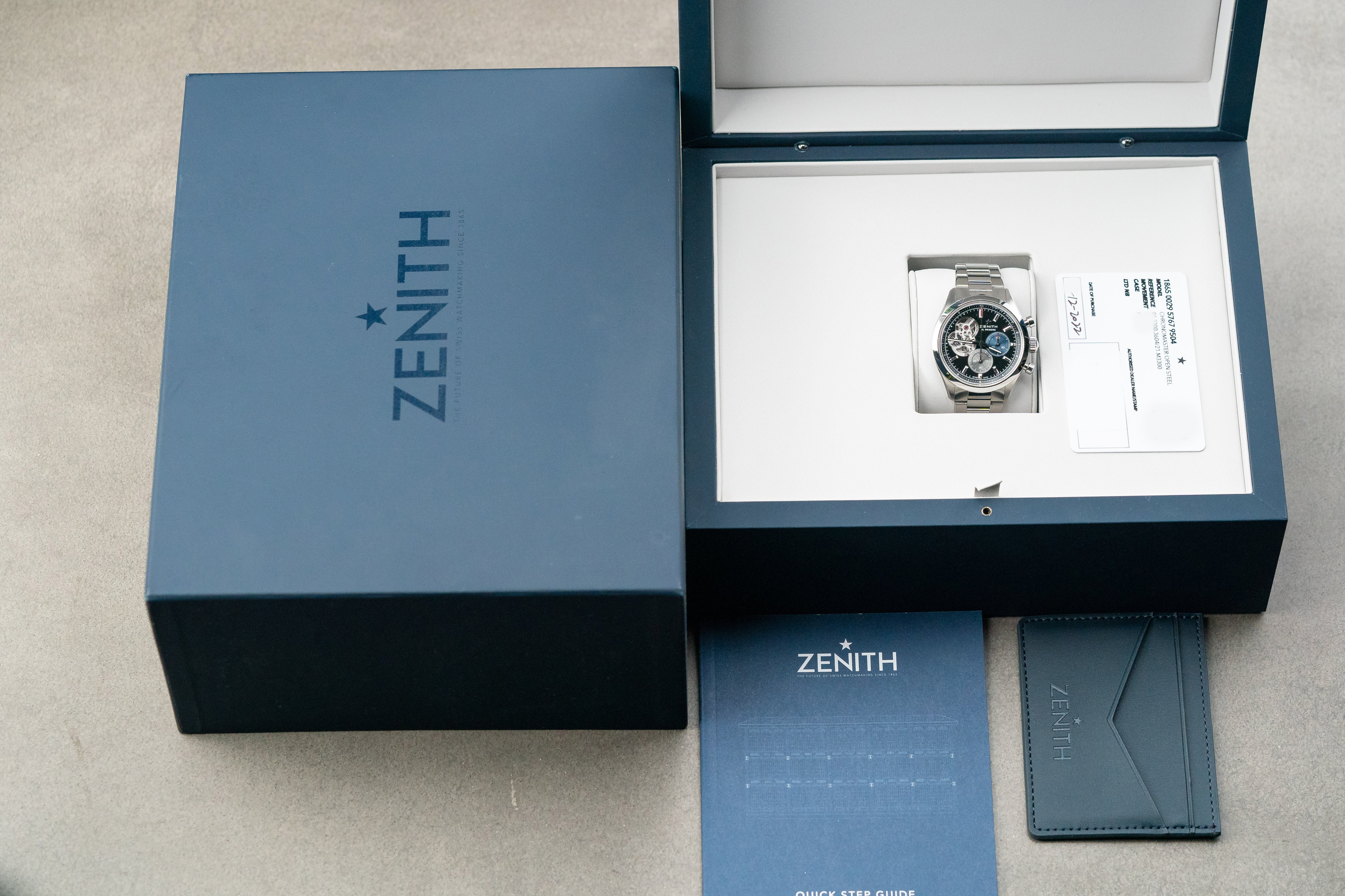 Zenith El Primero Chronomaster Open Automatic 39.5 mm 03.3300.3604/21.M330