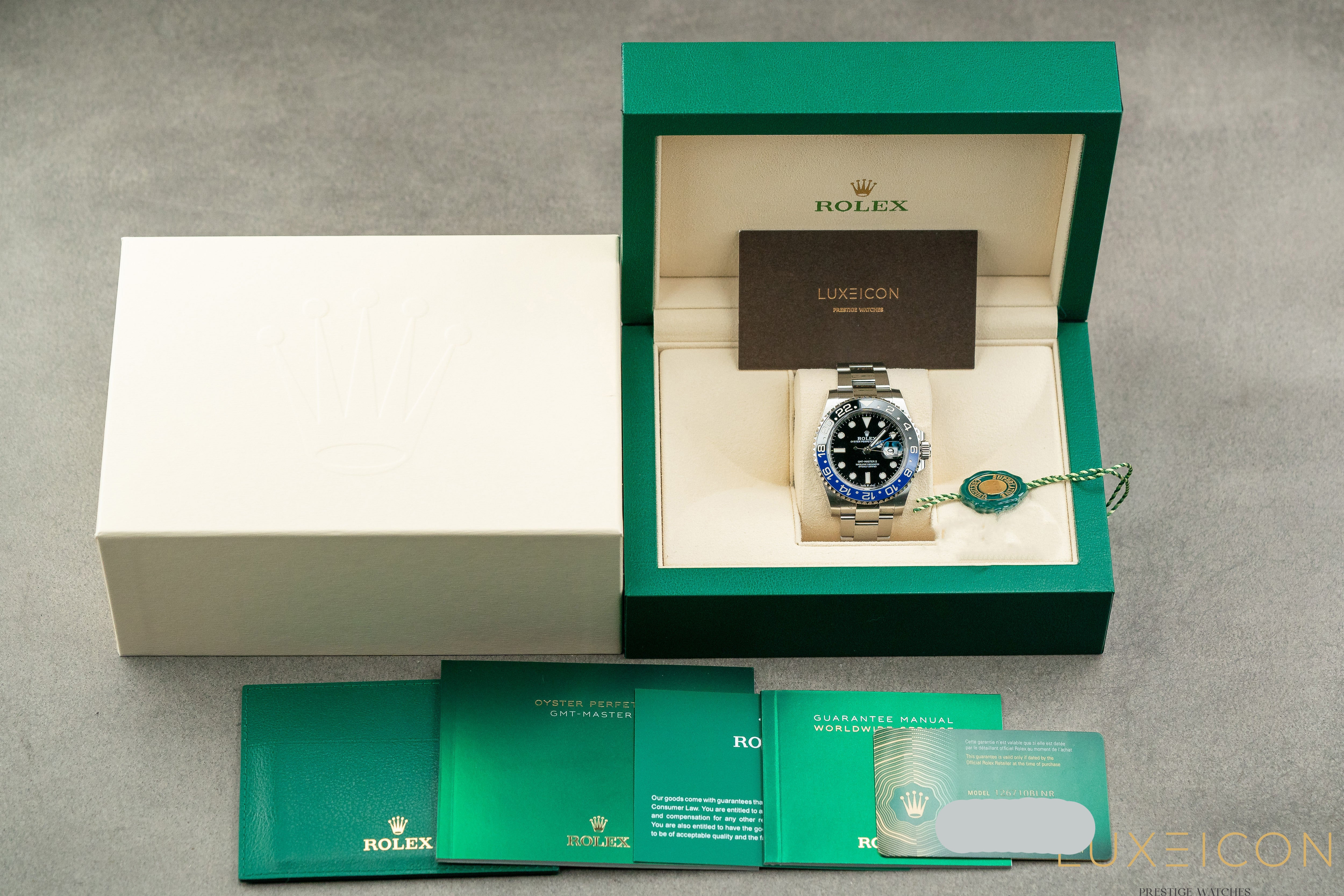 Rolex GMT-Master II 40mm Batman Oyster Bracelet 126710BLNR 2023