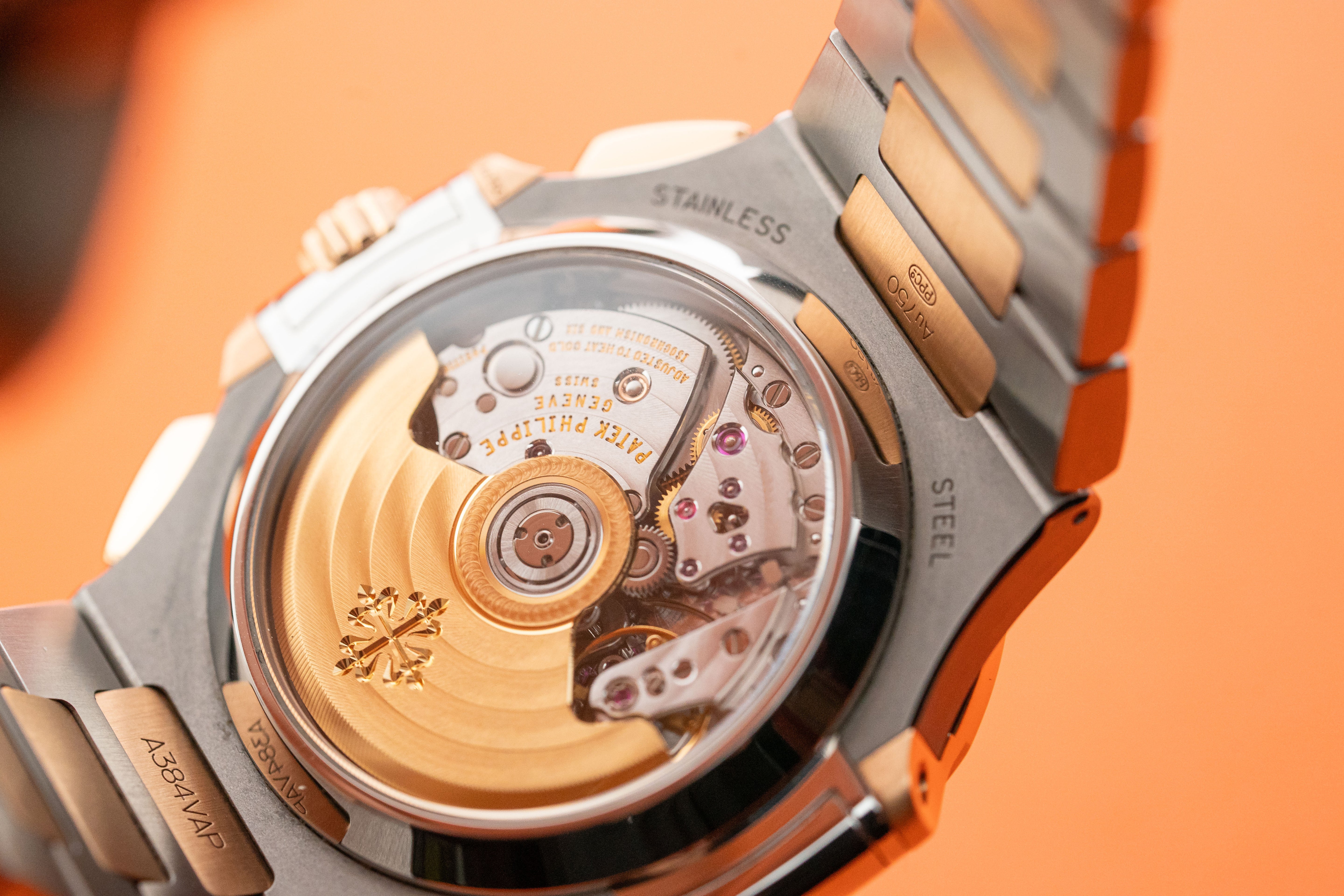 Patek Philippe Nautilus 5980/1AR-001 Steel & Rose Gold Blue Dial