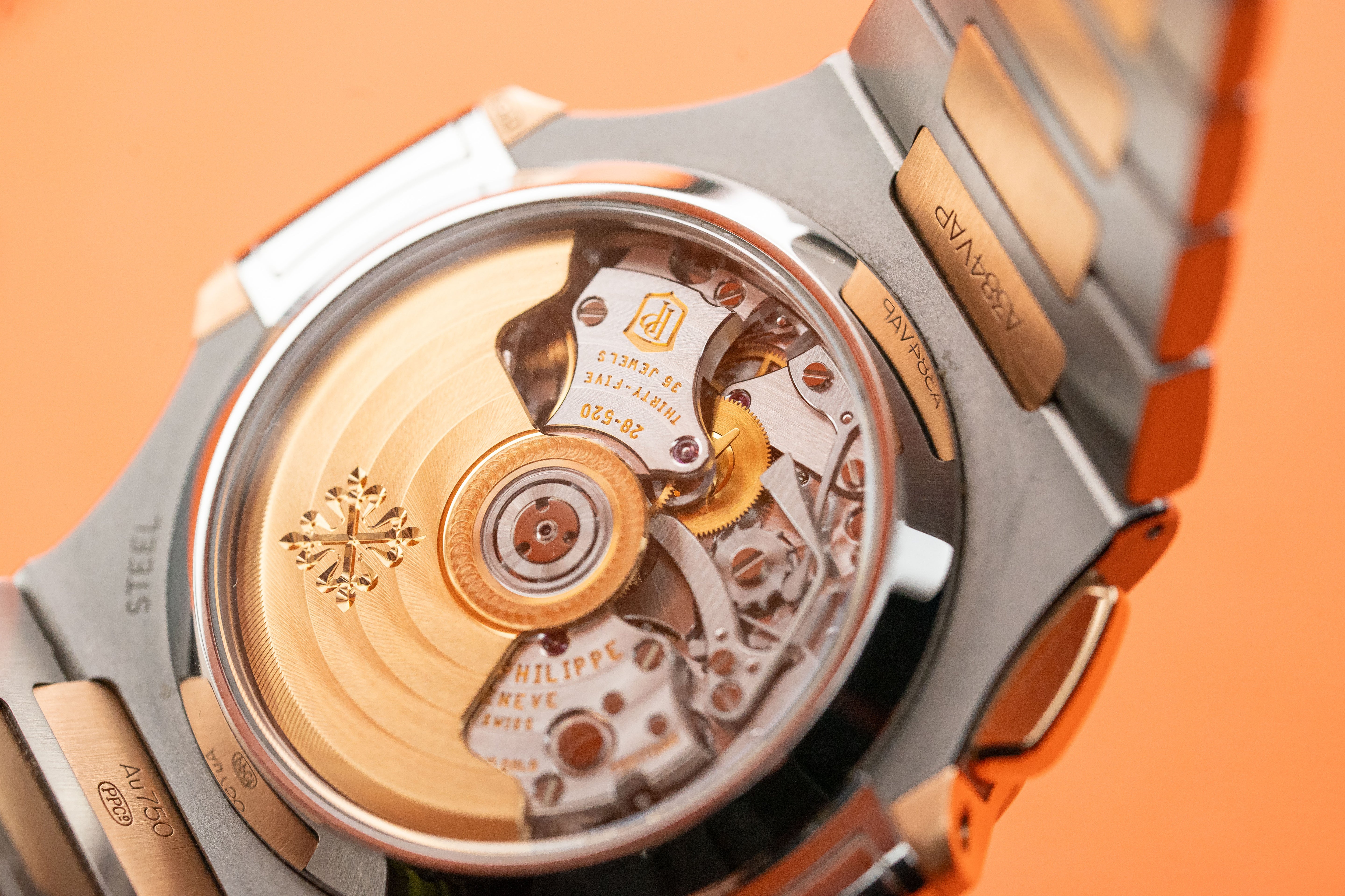 Patek Philippe Nautilus 5980/1AR-001 Steel & Rose Gold Blue Dial