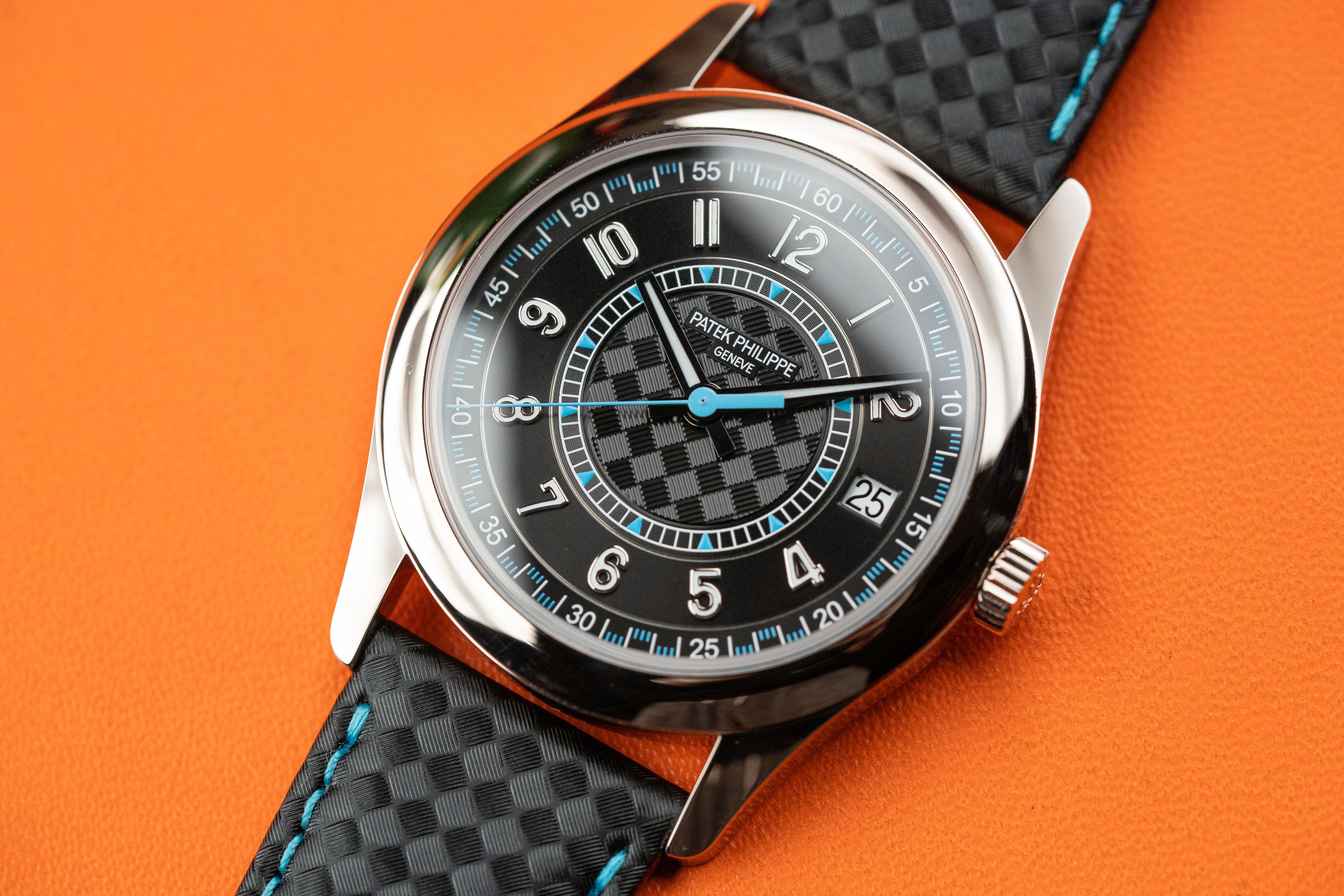 Patek Philippe Calatrava White Gold Tiffany Blue 40mm 6007g-011