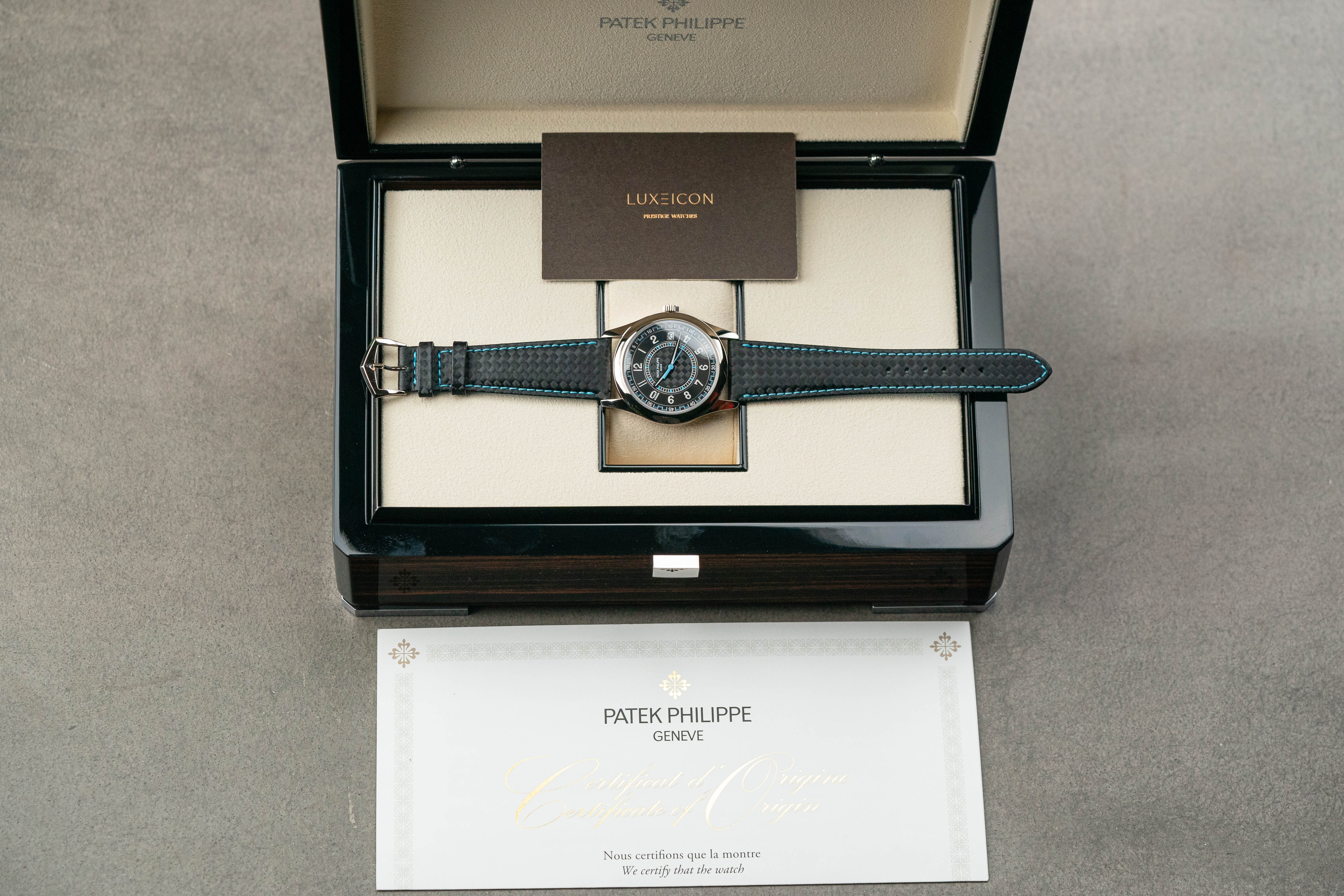 Patek Philippe Calatrava White Gold Tiffany Blue 40mm 6007g-011
