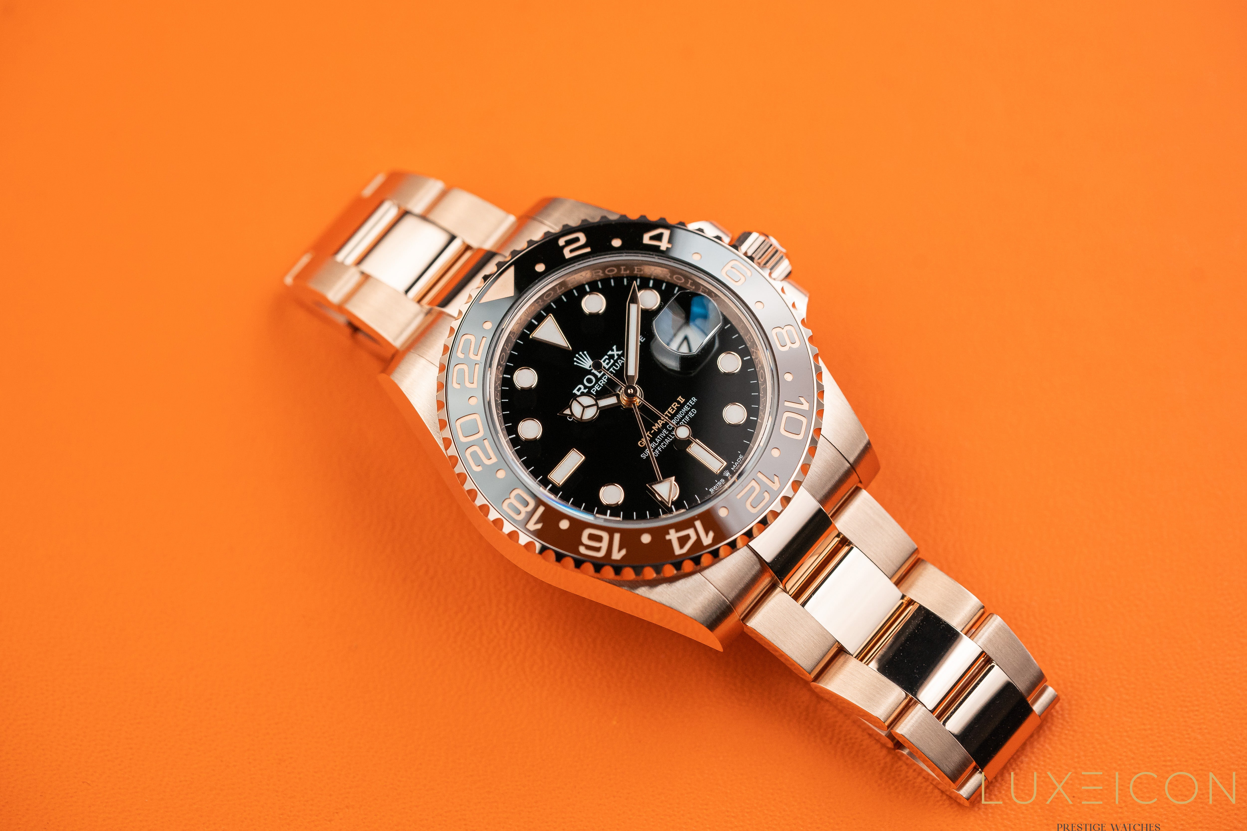 Rolex GMT-Master II Root-Beer 18k Rose Gold 40MM 126715CHNR 2023