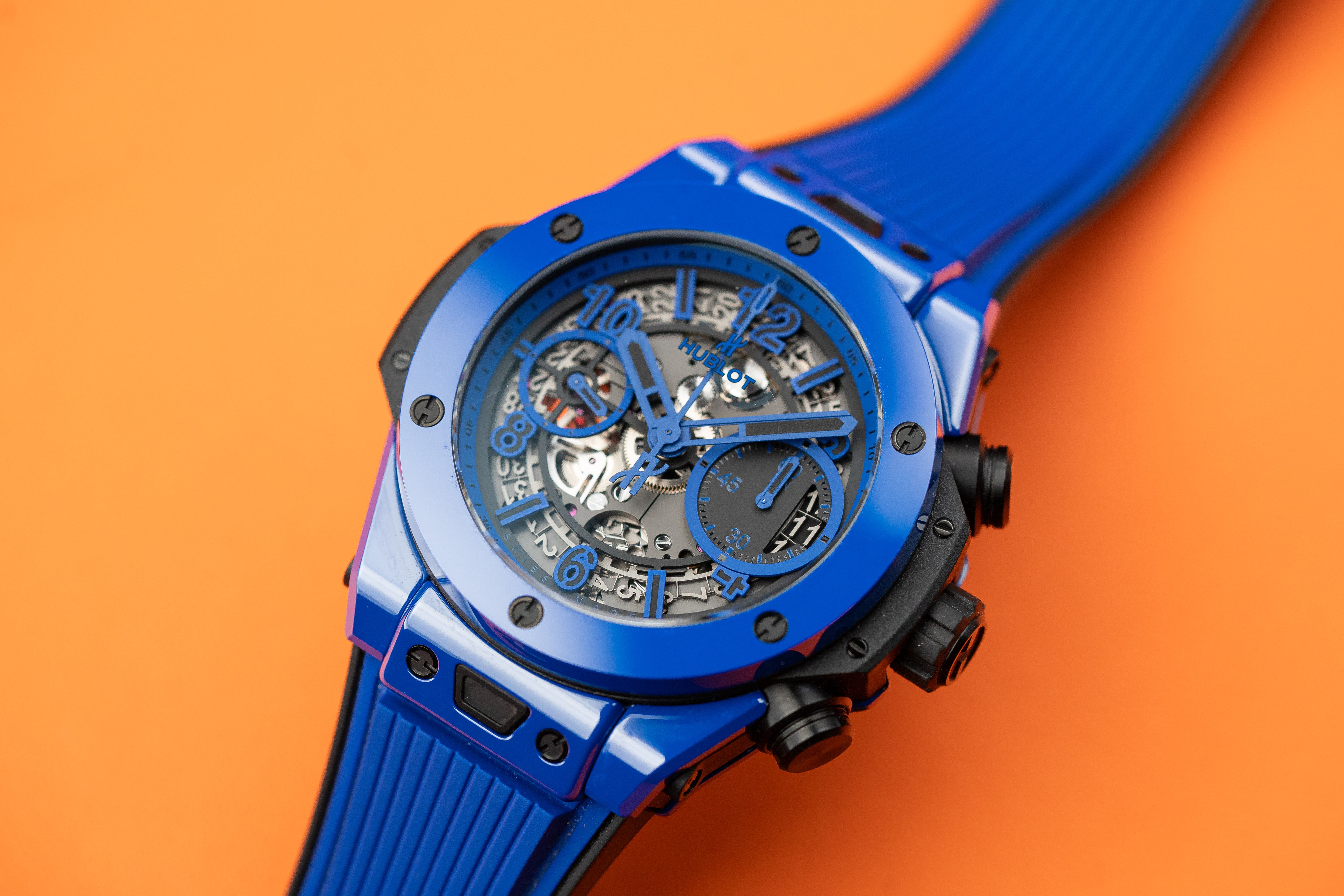 Hublot Big Bang Unico Blue Magic 42mm Ceramic Skeleton Dial 441.ES.5119.RX