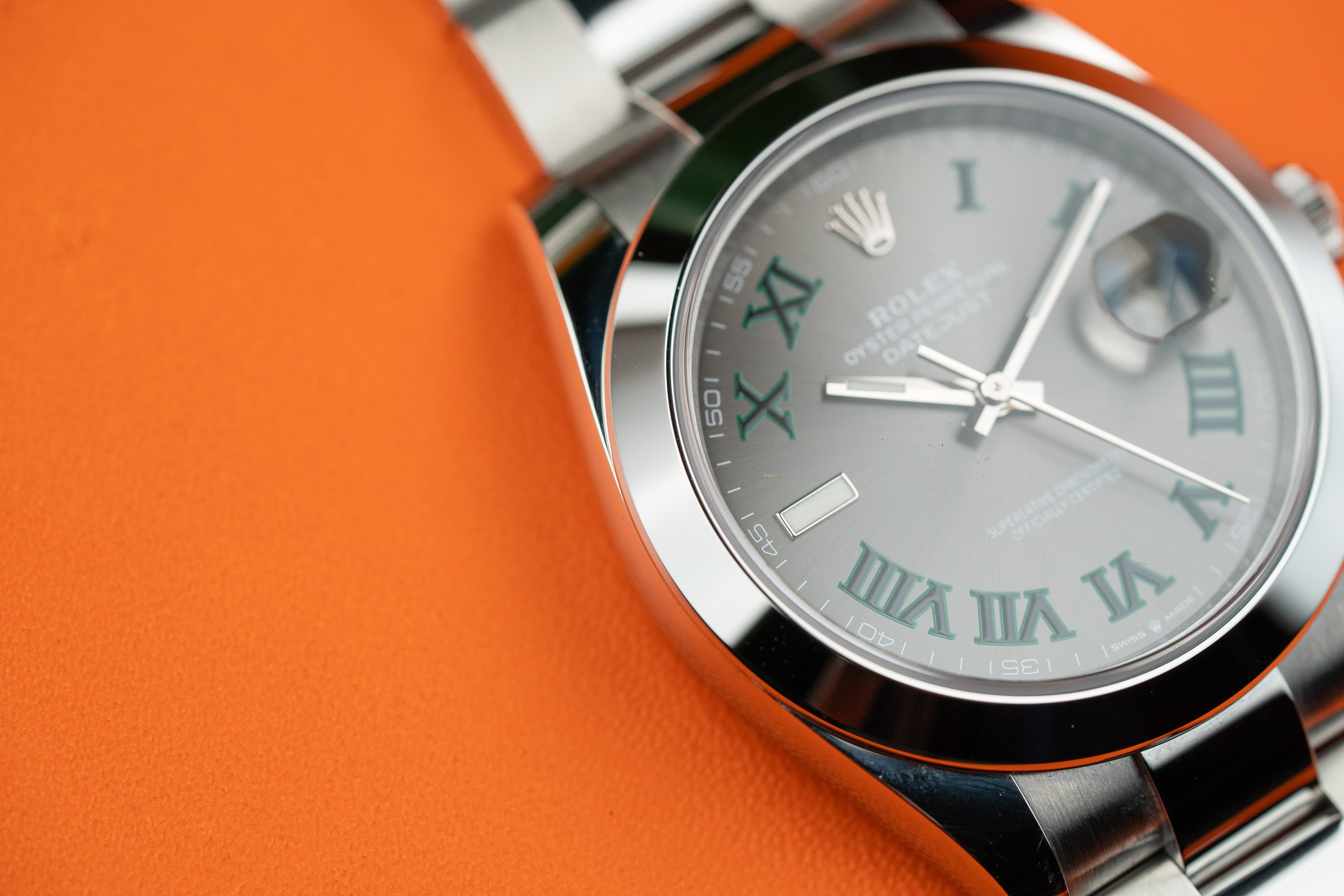 Rolex Datejust 41mm 126300 Wimbledon Dial Oyster Bracelet 2022