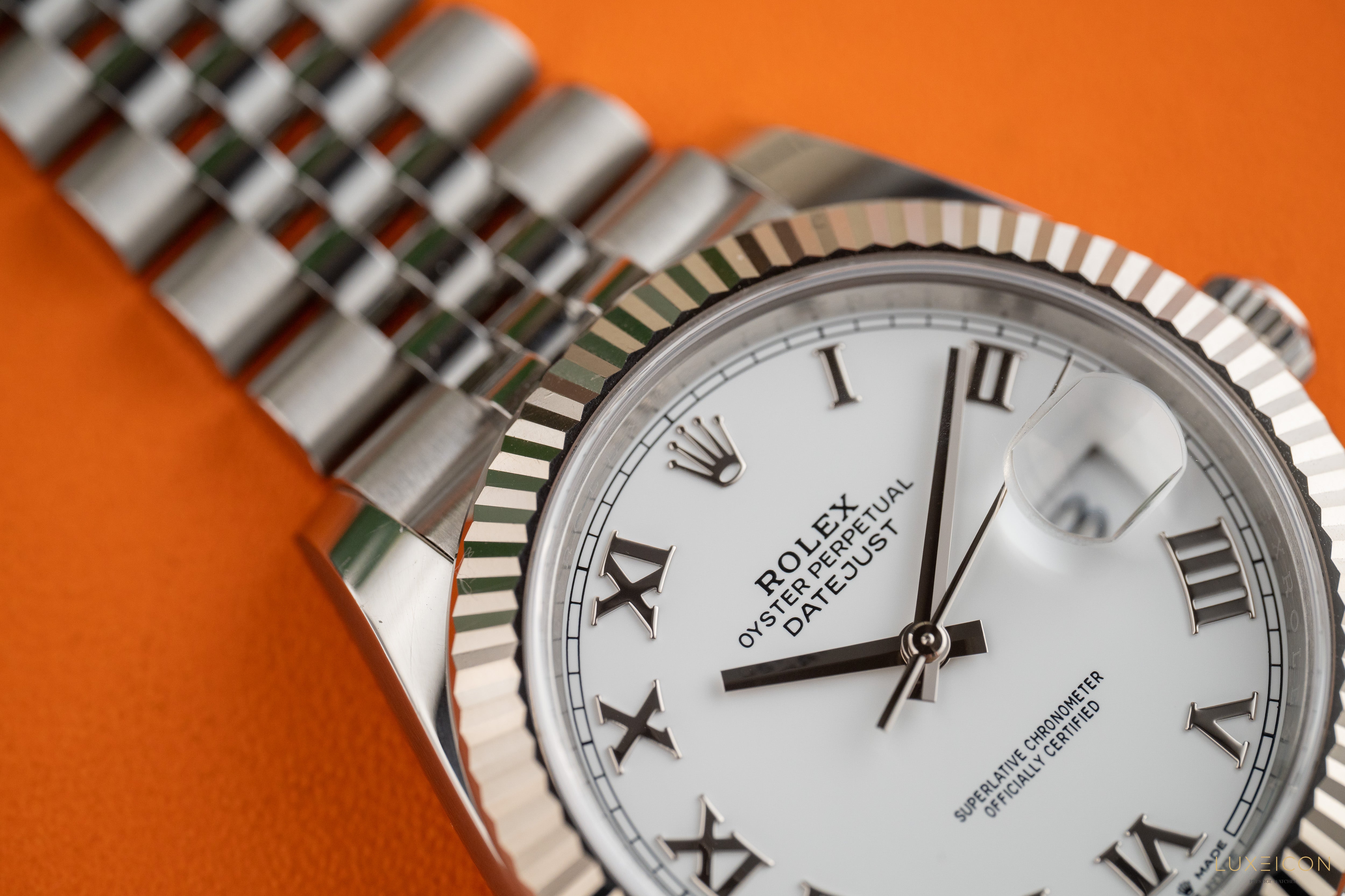 Rolex Datejust 41mm Stainless Steel 126334 White Roman 2024
