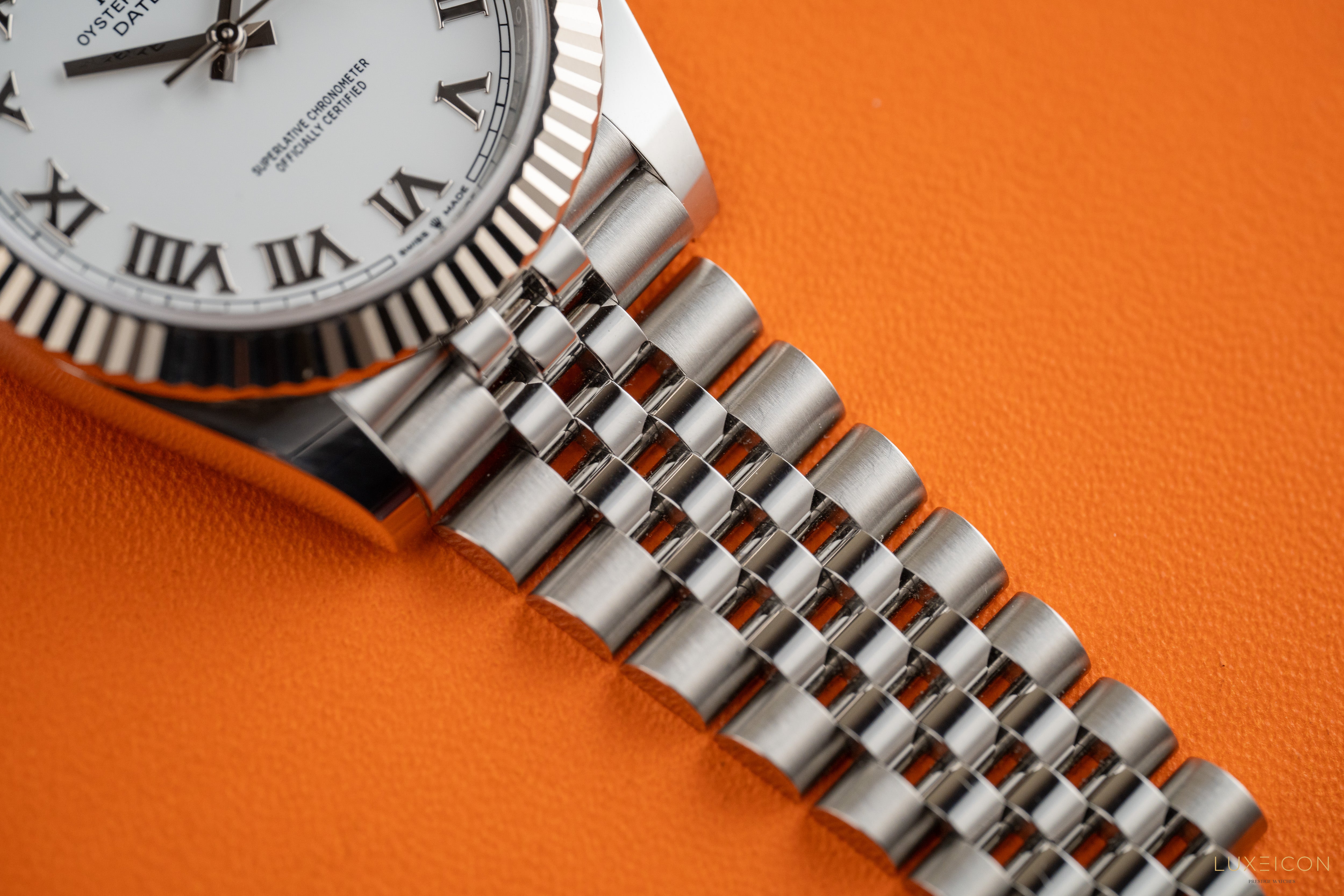 Rolex Datejust 41mm Stainless Steel 126334 White Roman 2024
