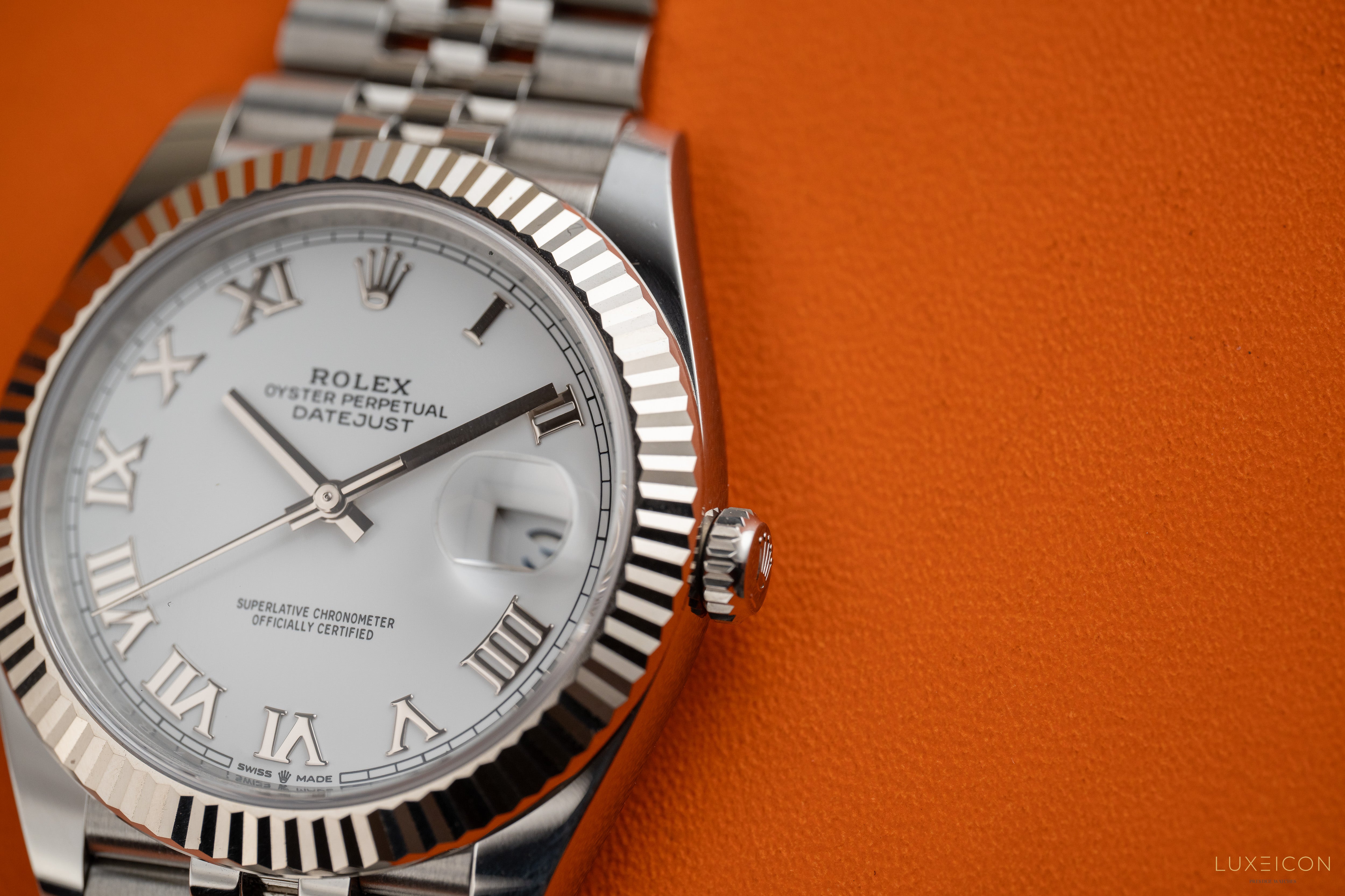 Rolex Datejust 41mm Stainless Steel 126334 White Roman 2024