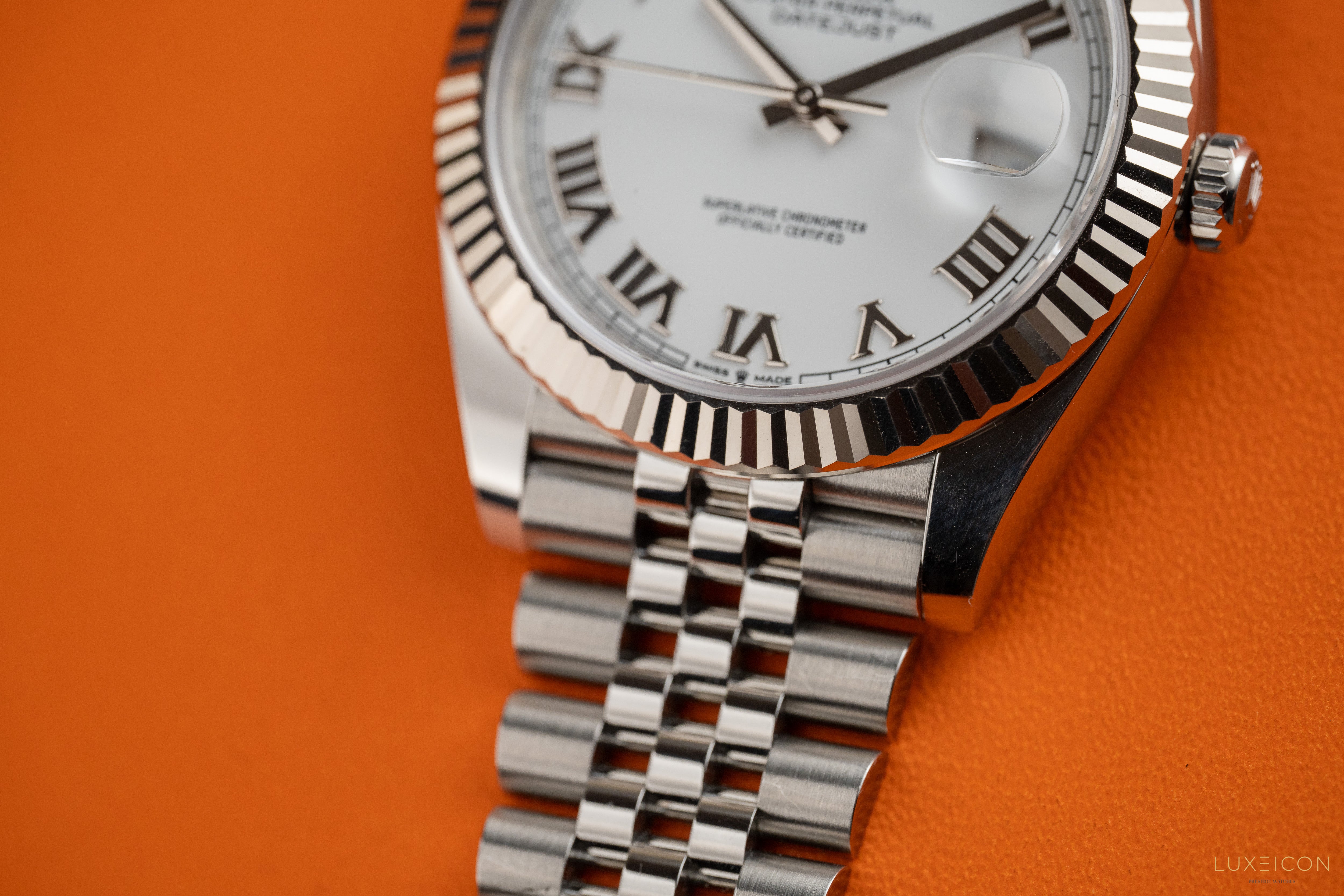 Rolex Datejust 41mm Stainless Steel 126334 White Roman 2024