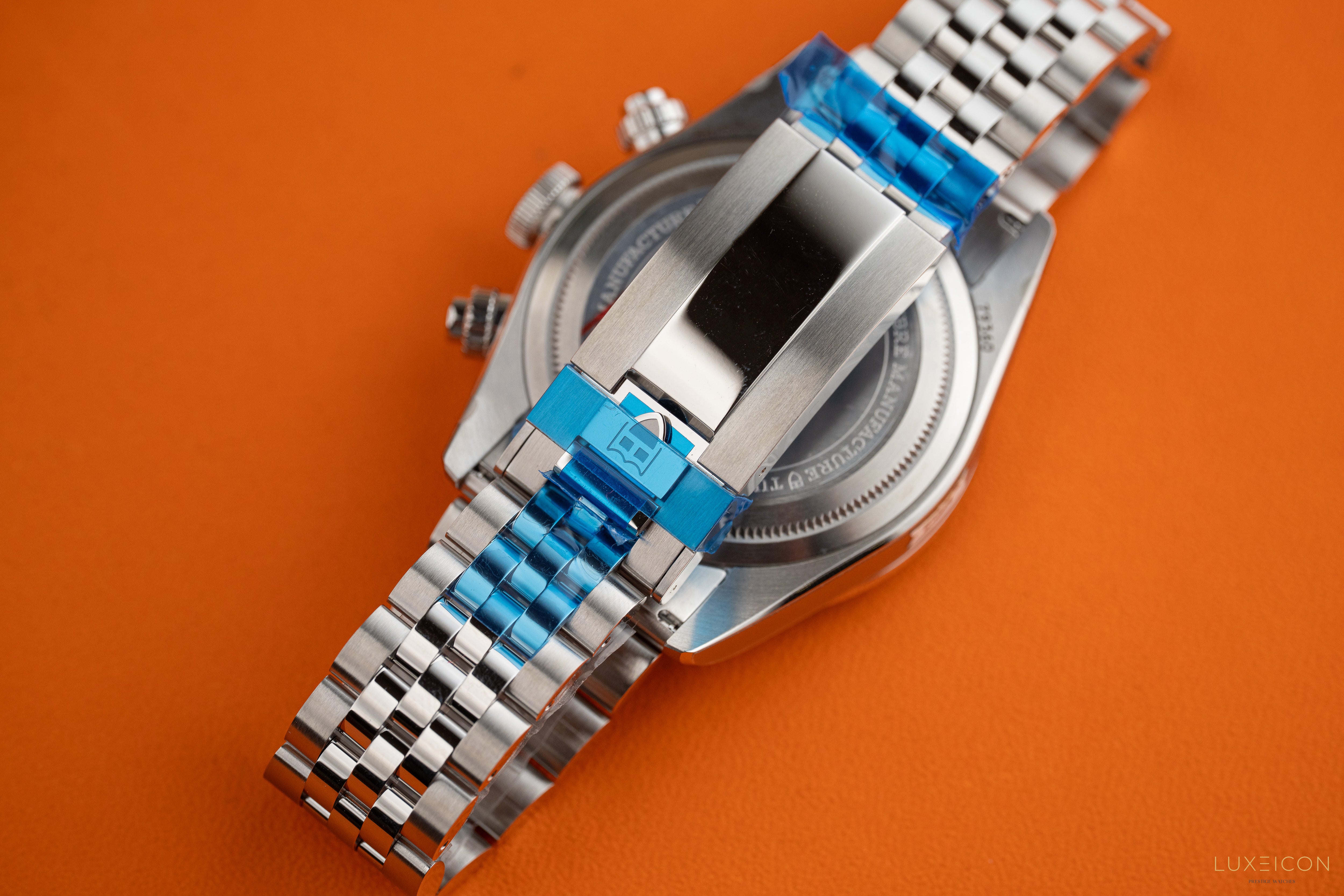 Tudor Black Bay Chrono 41mm Flamingo Blue jubilee Bracelet M79360N-0024