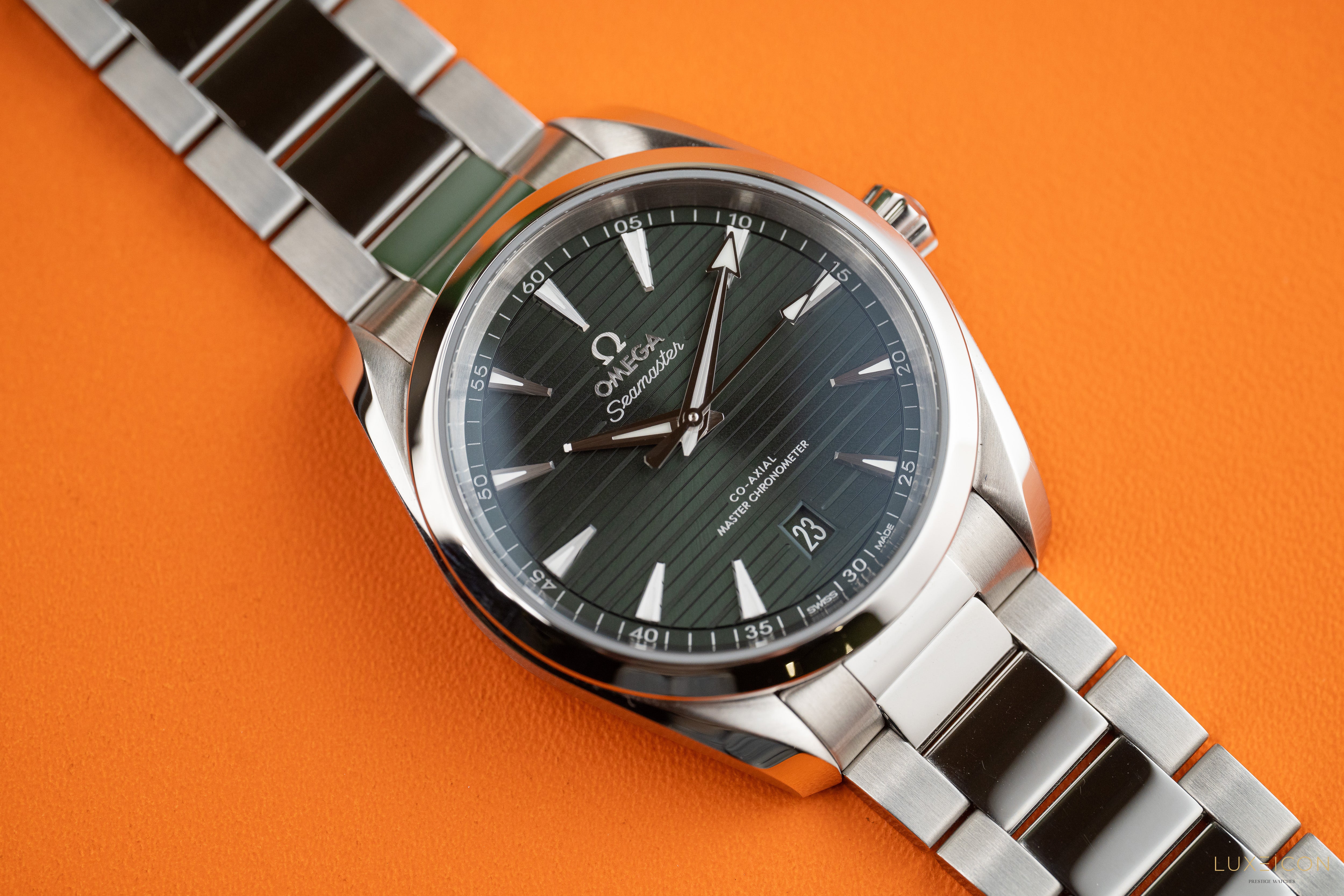 Omega Seamaster Aqua Terra Green on Bracelet Co-axial Master Chronometer 2025