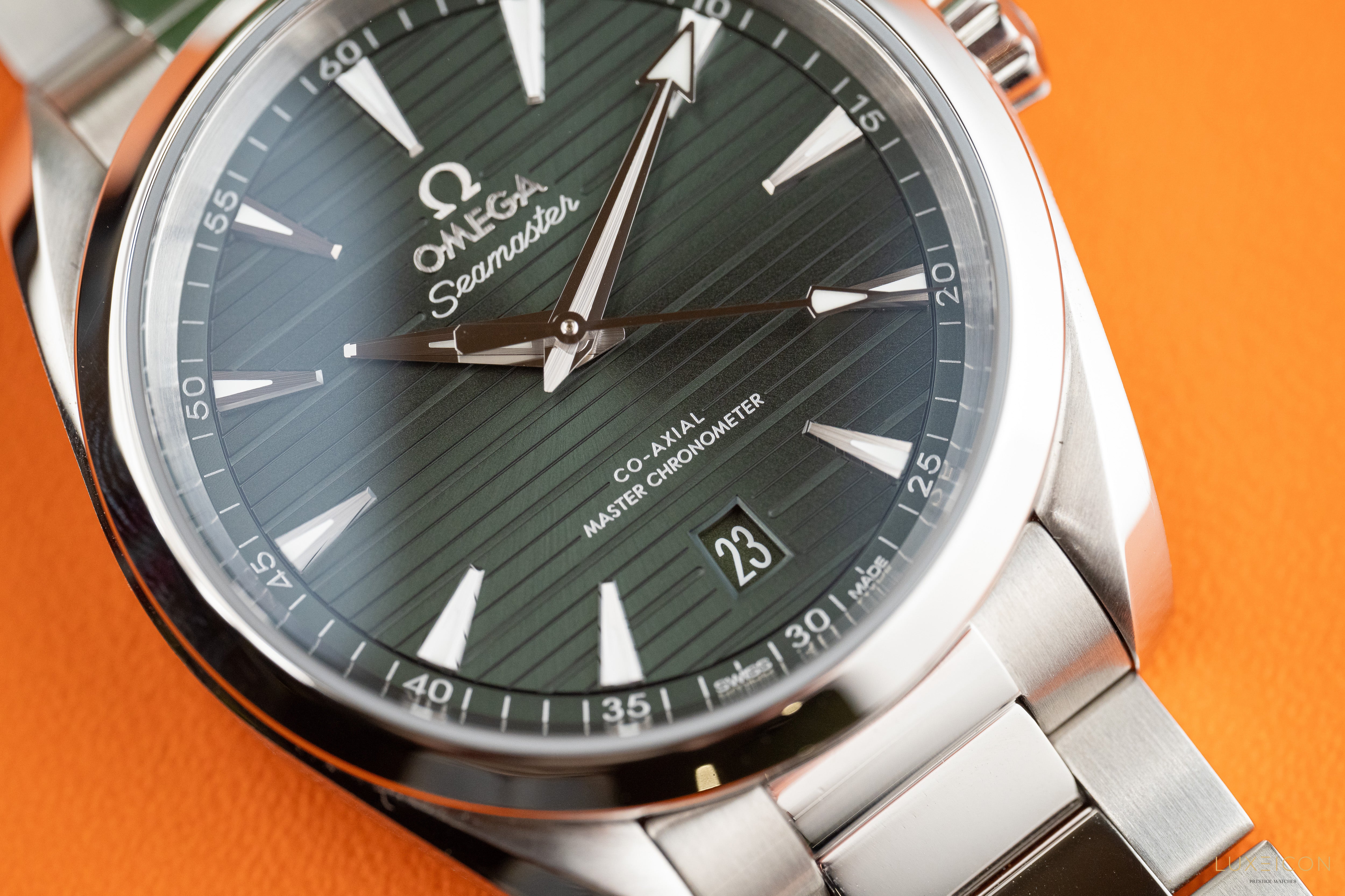 Omega Seamaster Aqua Terra Green on Bracelet Co-axial Master Chronometer 2025