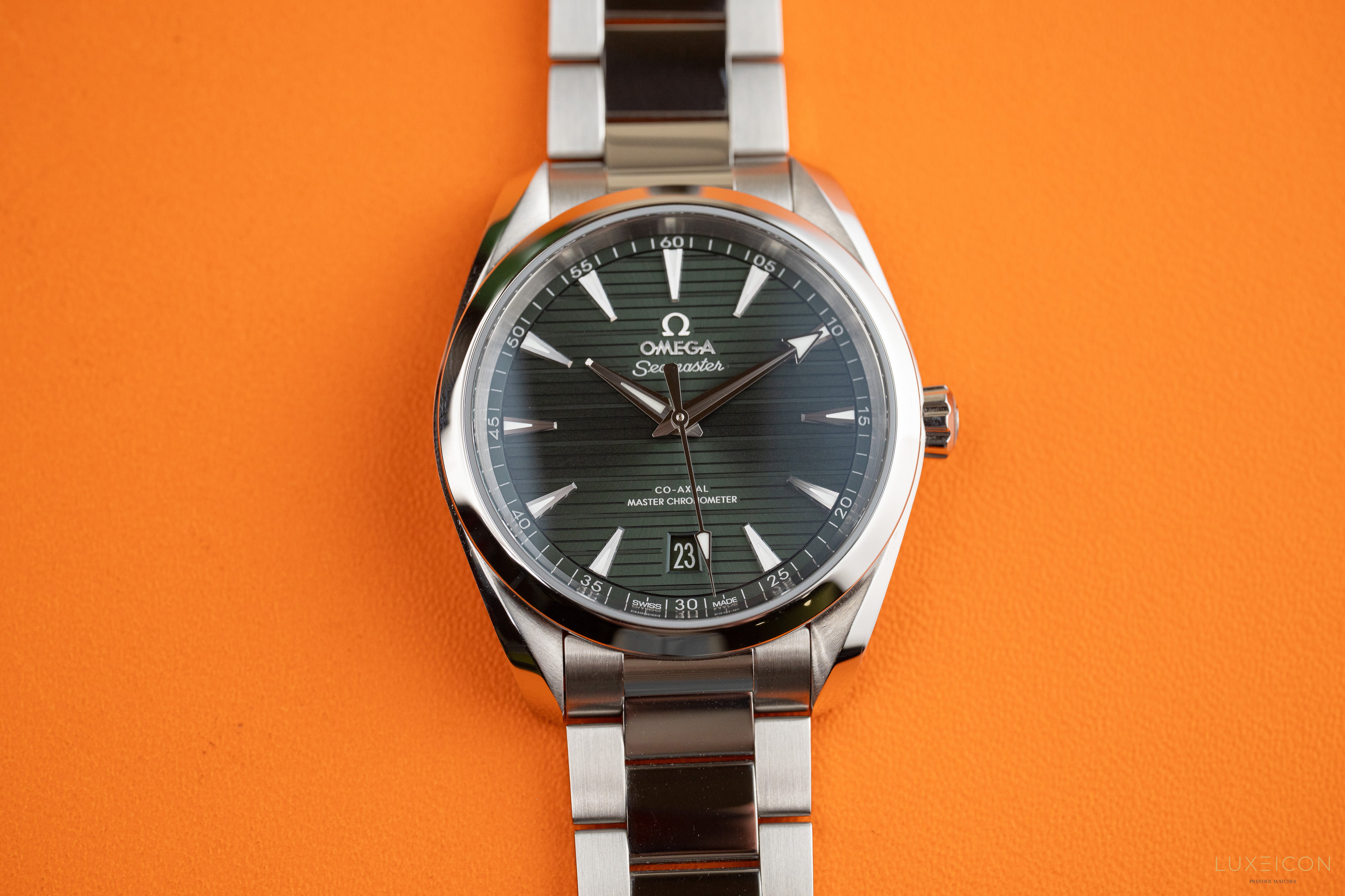 Omega Seamaster Aqua Terra Green on Bracelet Co-axial Master Chronometer 2025