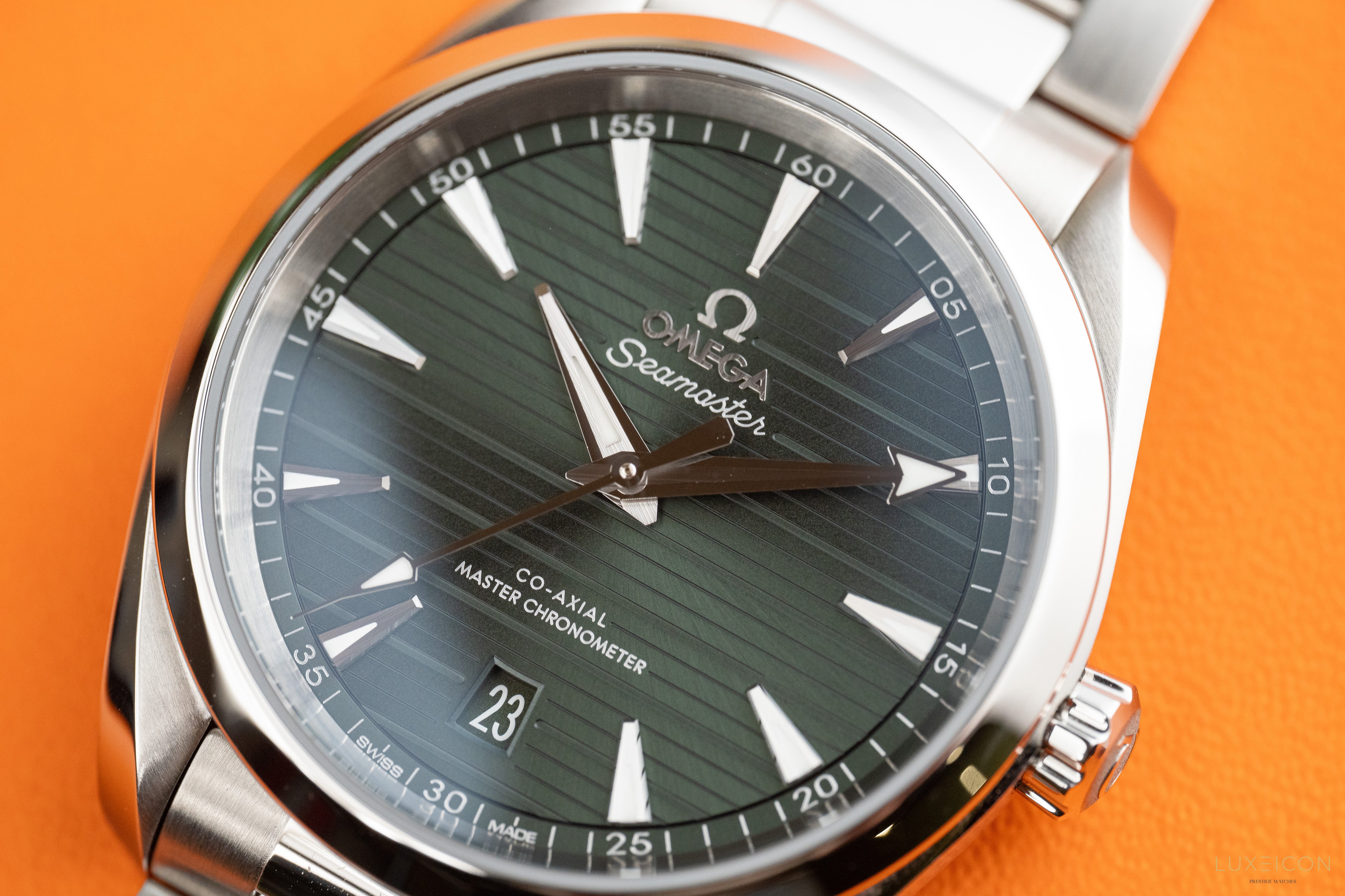 Omega Seamaster Aqua Terra Green on Bracelet Co-axial Master Chronometer 2025