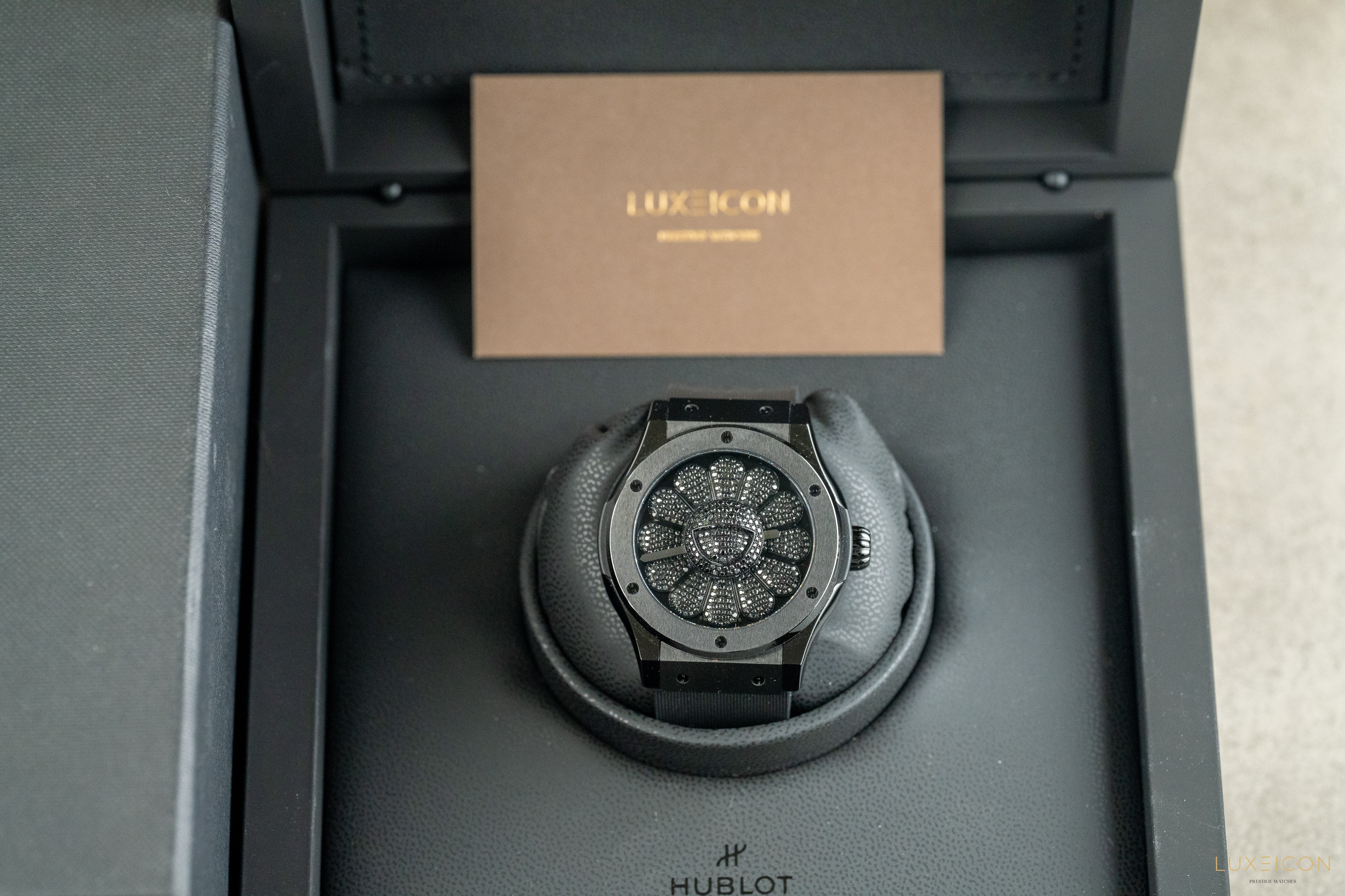 Hublot Classic Fusion Takashi Murakami All Black Diamond Limited 45m