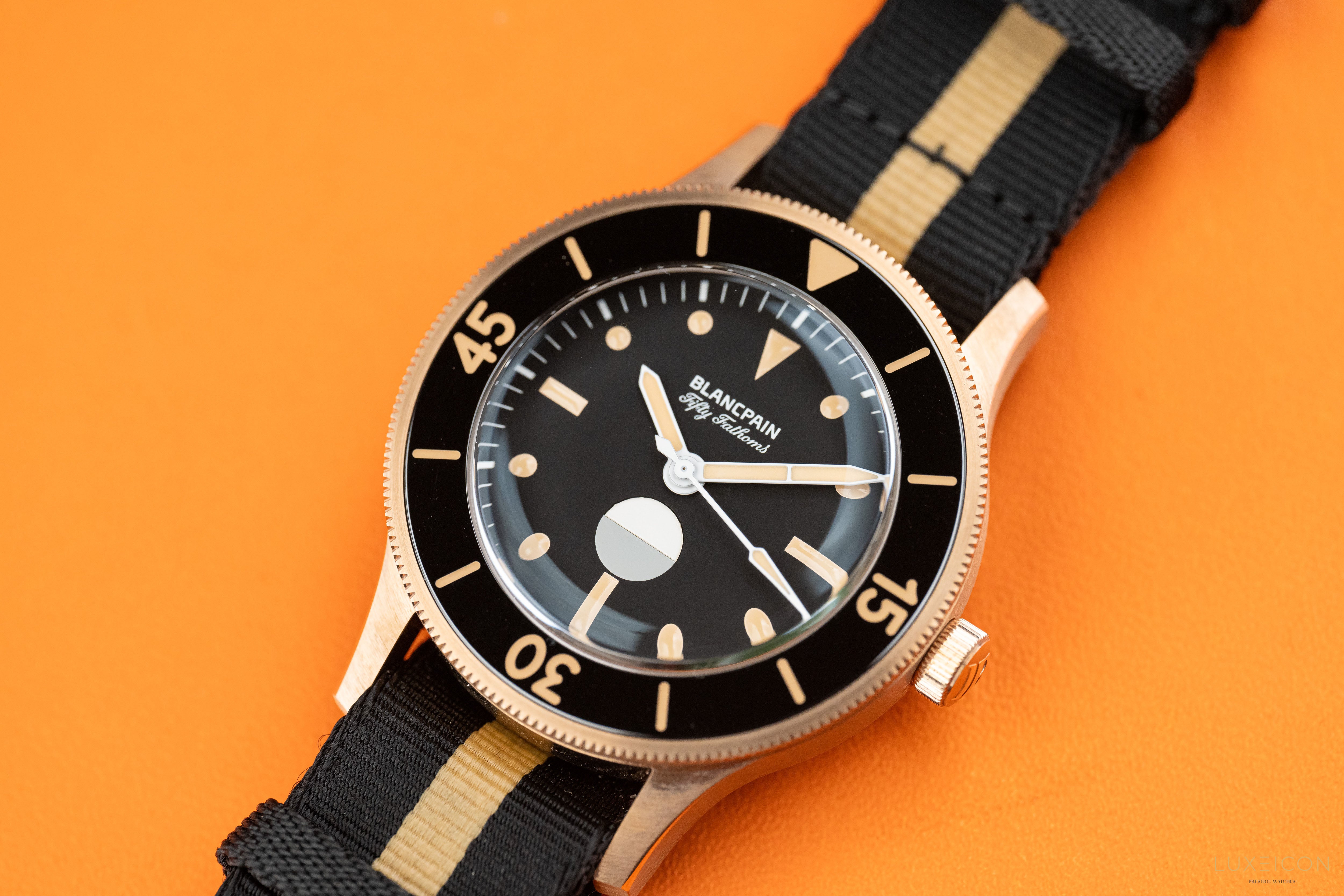Blancpain Fifty Fathoms Mil-Spec L.E. 70th Anniversary Act 3 Bronze Gold 41.3mm