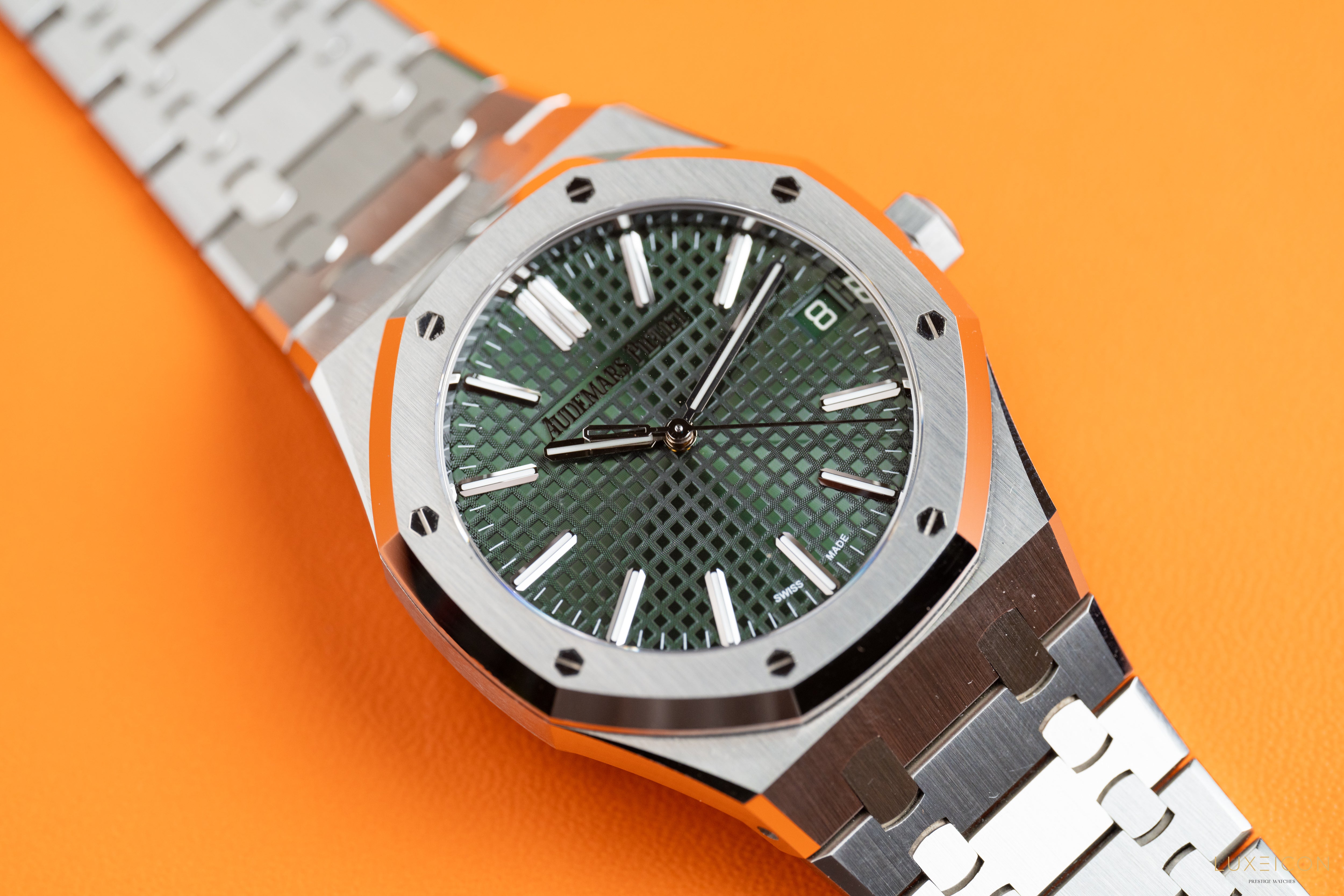 Audemars Piguet Royal Oak 41mm 15510ST Stainless Steel Green Dial 2023
