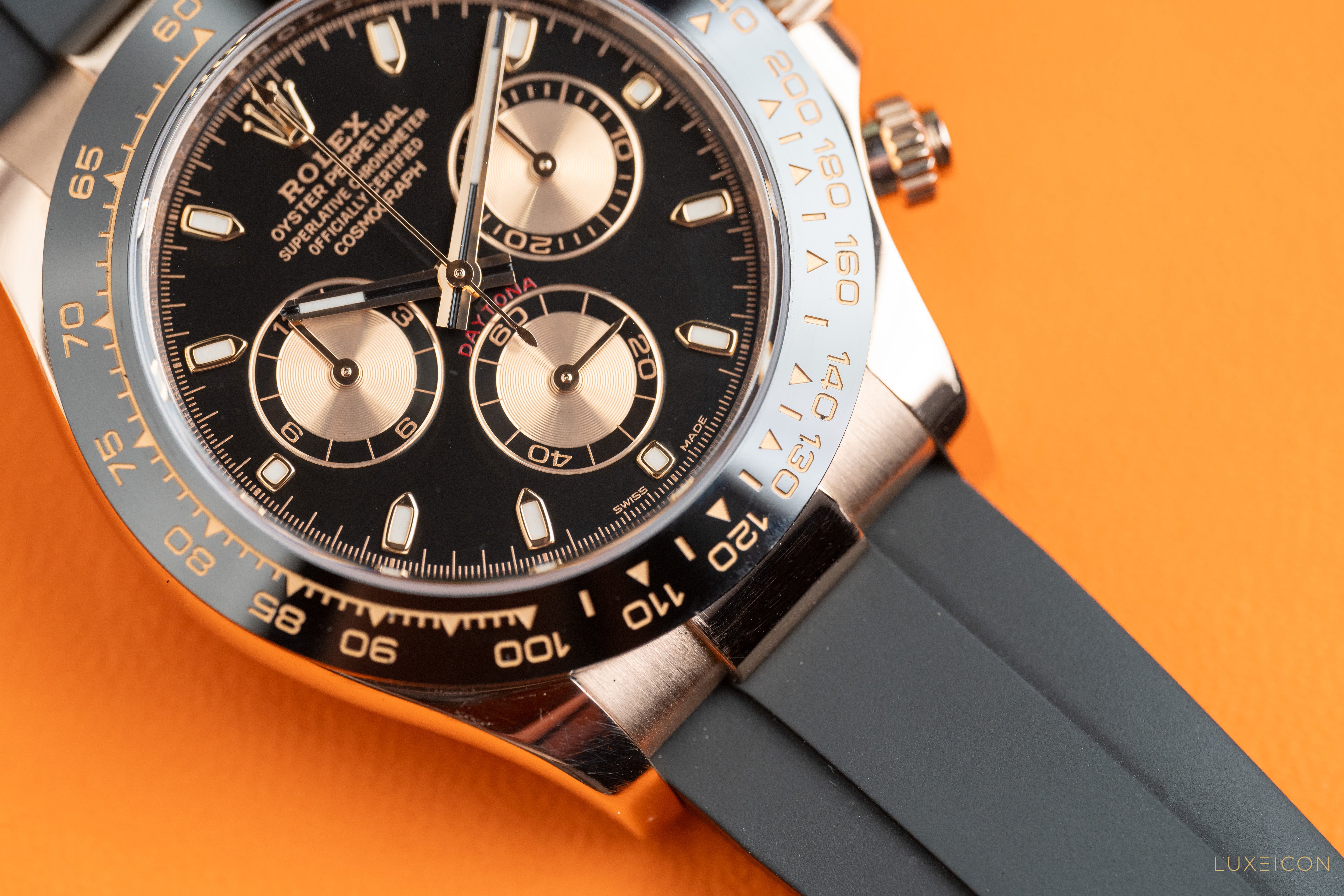 Rolex Cosmograph Daytona 116515LN Ceramic 18K Everose Gold Black dial 2018