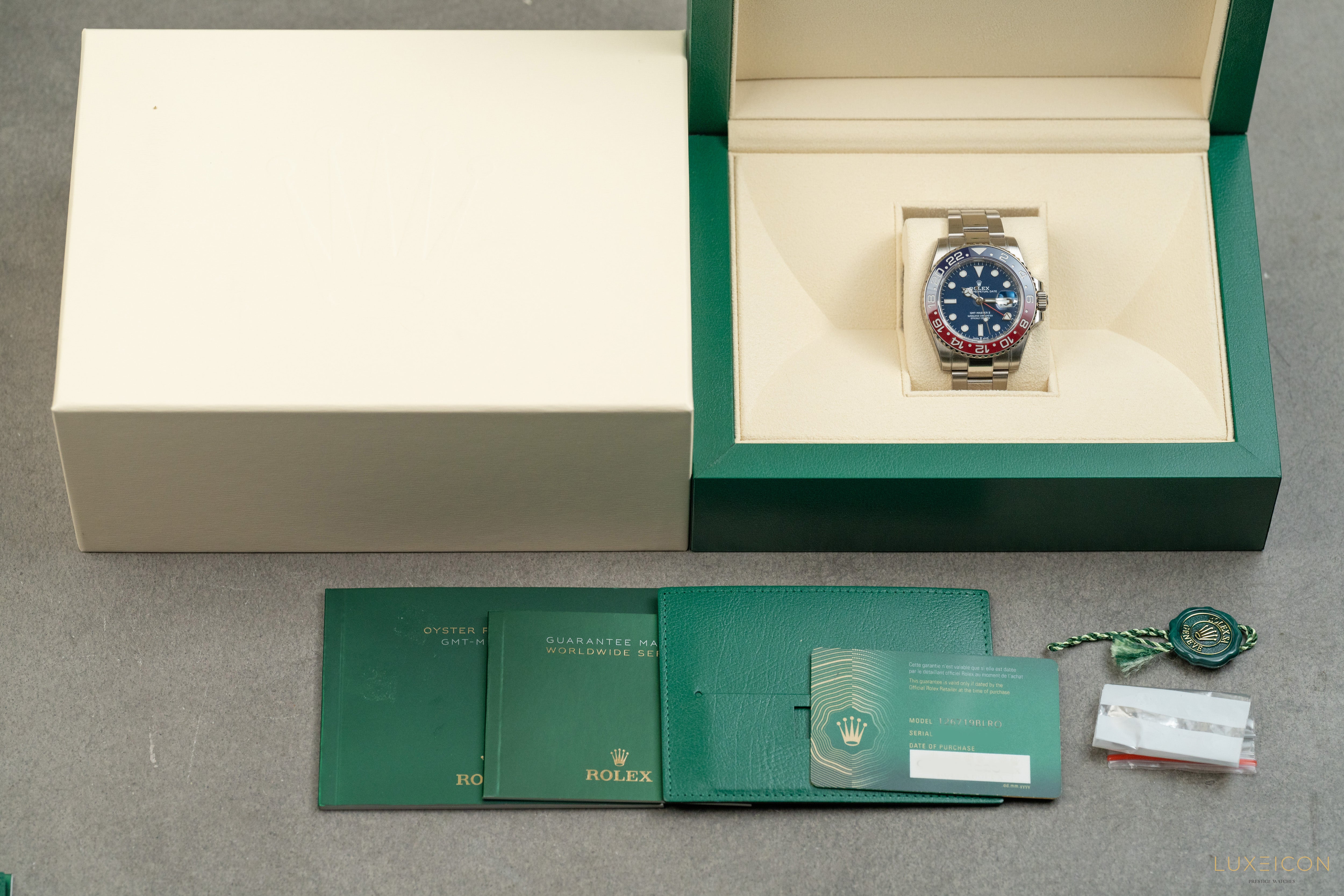 Rolex GMT-Master II 126719BLRO Blue Pepsi 18ct White Gold 2020