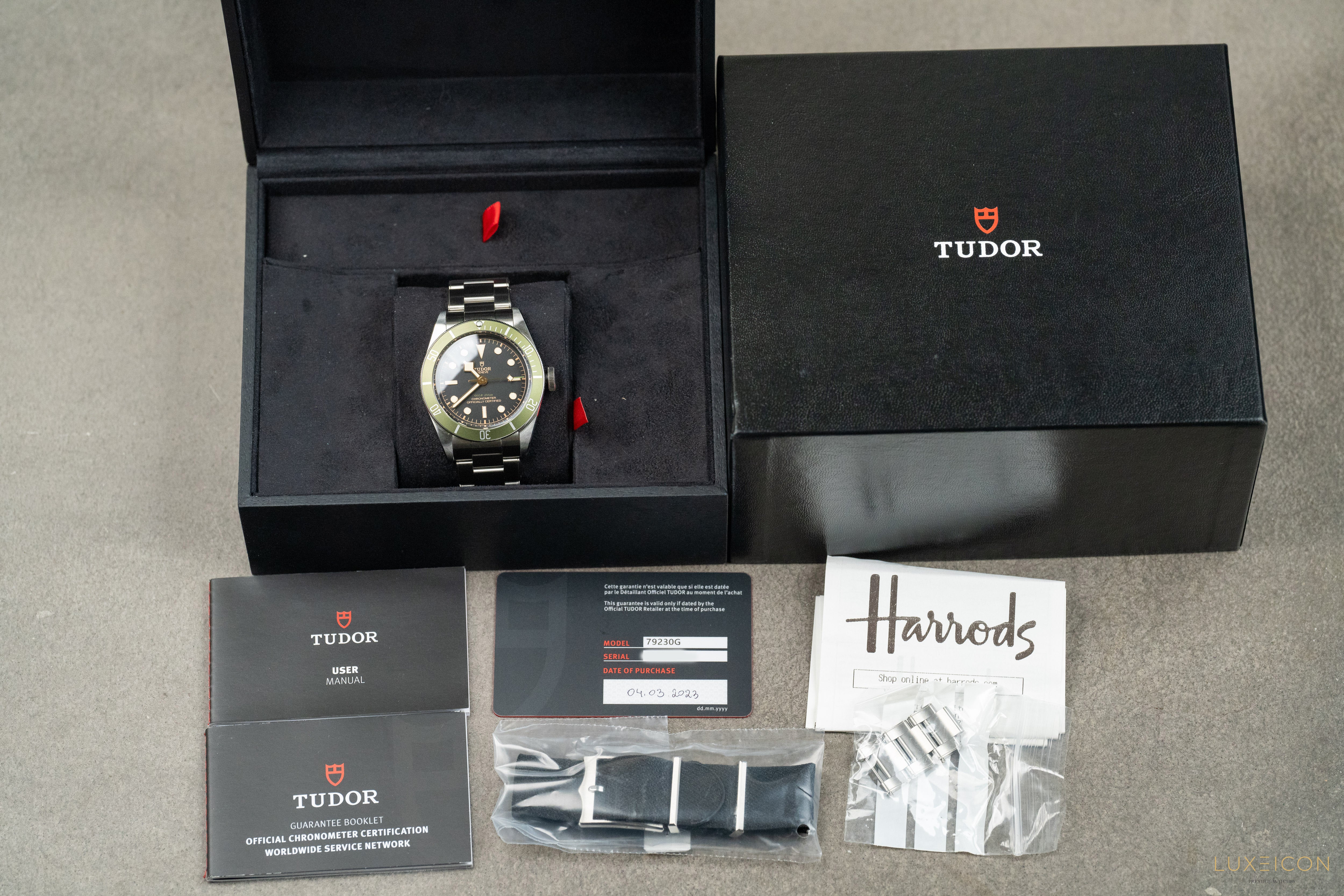 Tudor Black Bay 79230G Black Bay Heritage “Harrods” Edition 2023