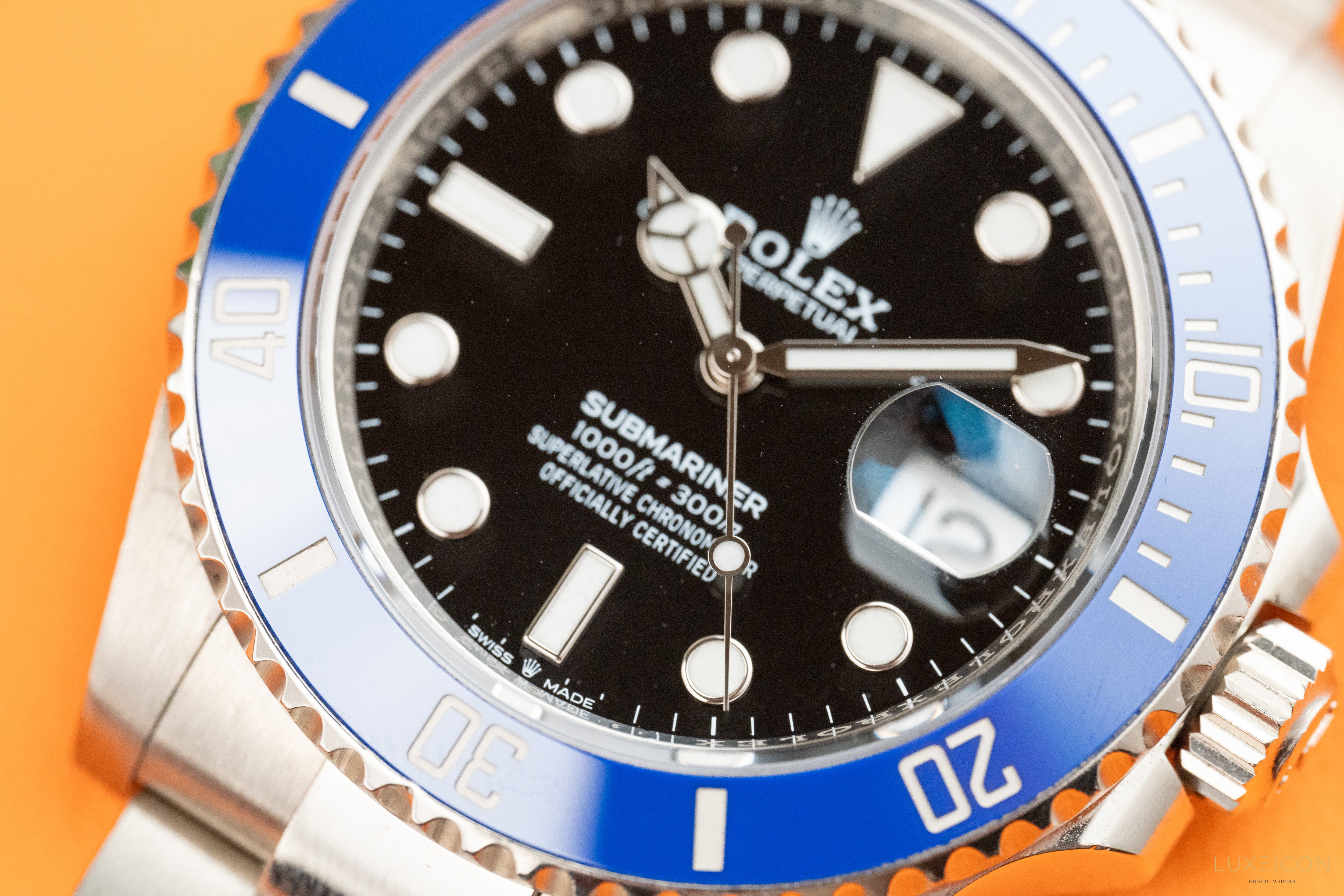 Rolex Submariner Date 126619LB 18K White Gold Cookie Monster Black Index Dial 41mm