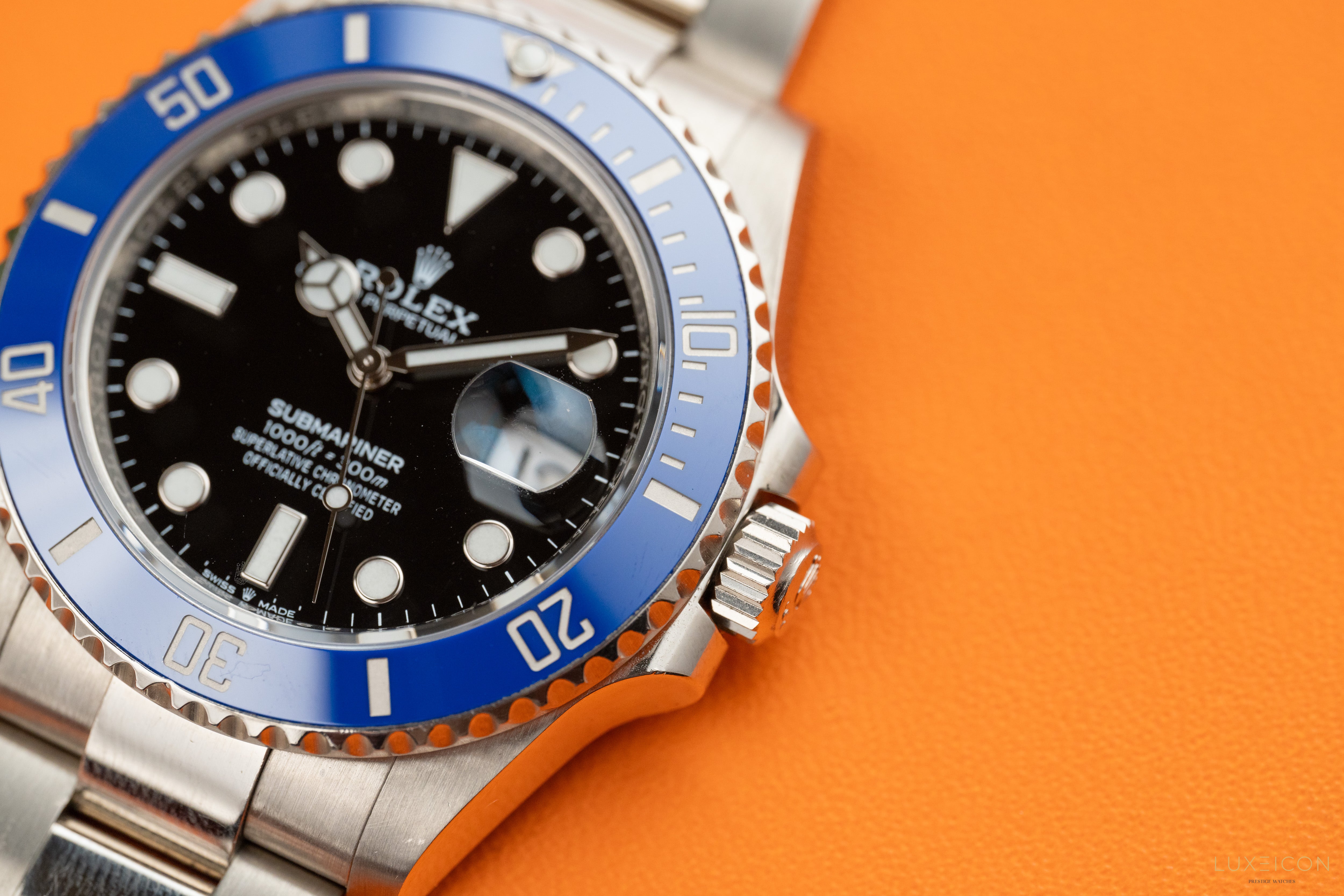 Rolex Submariner Date 126619LB 18K White Gold Cookie Monster Black Index Dial 41mm
