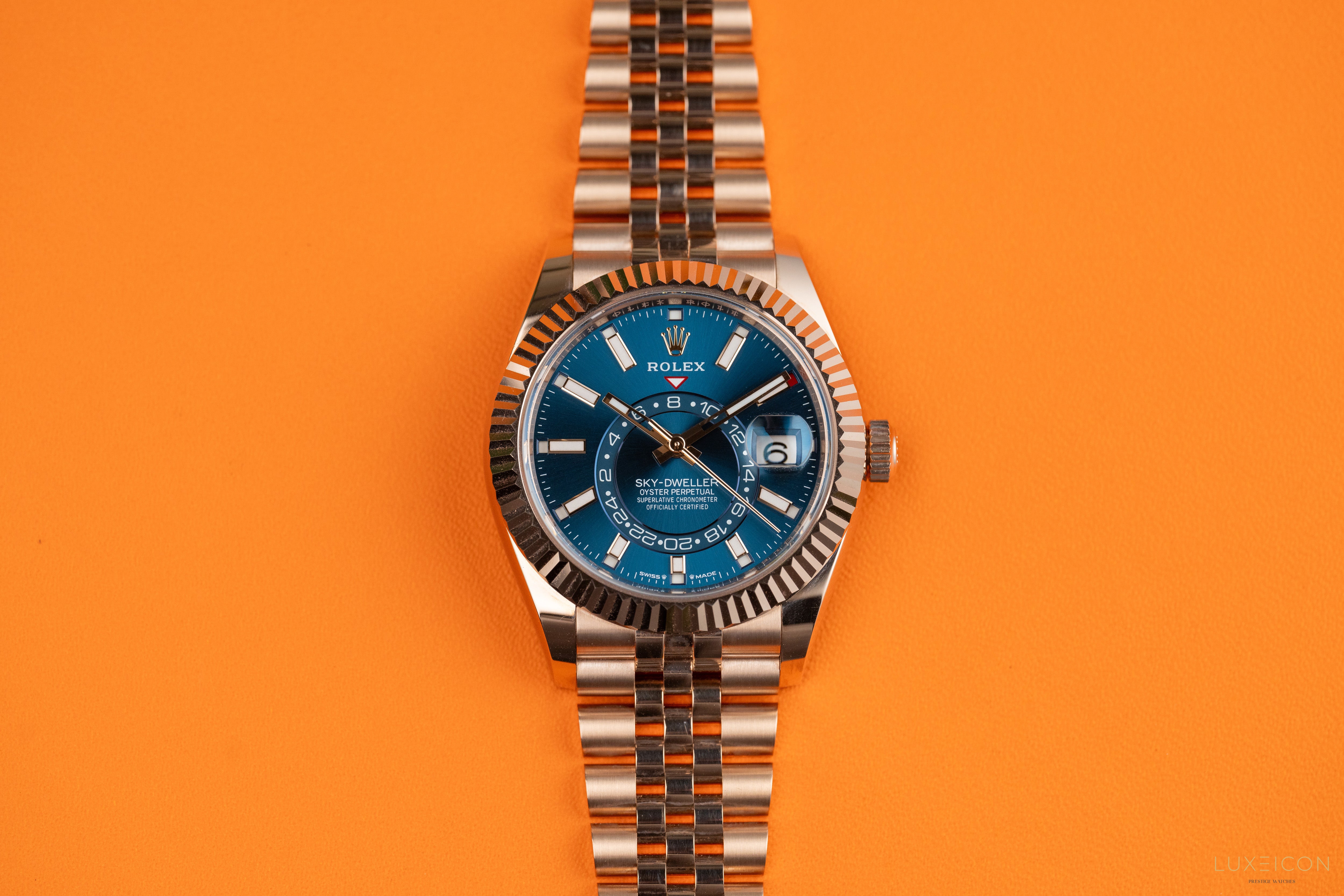 Rolex Sky-Dweller 336935 Rose Gold Blue Dial Jubilee 42mm 2024