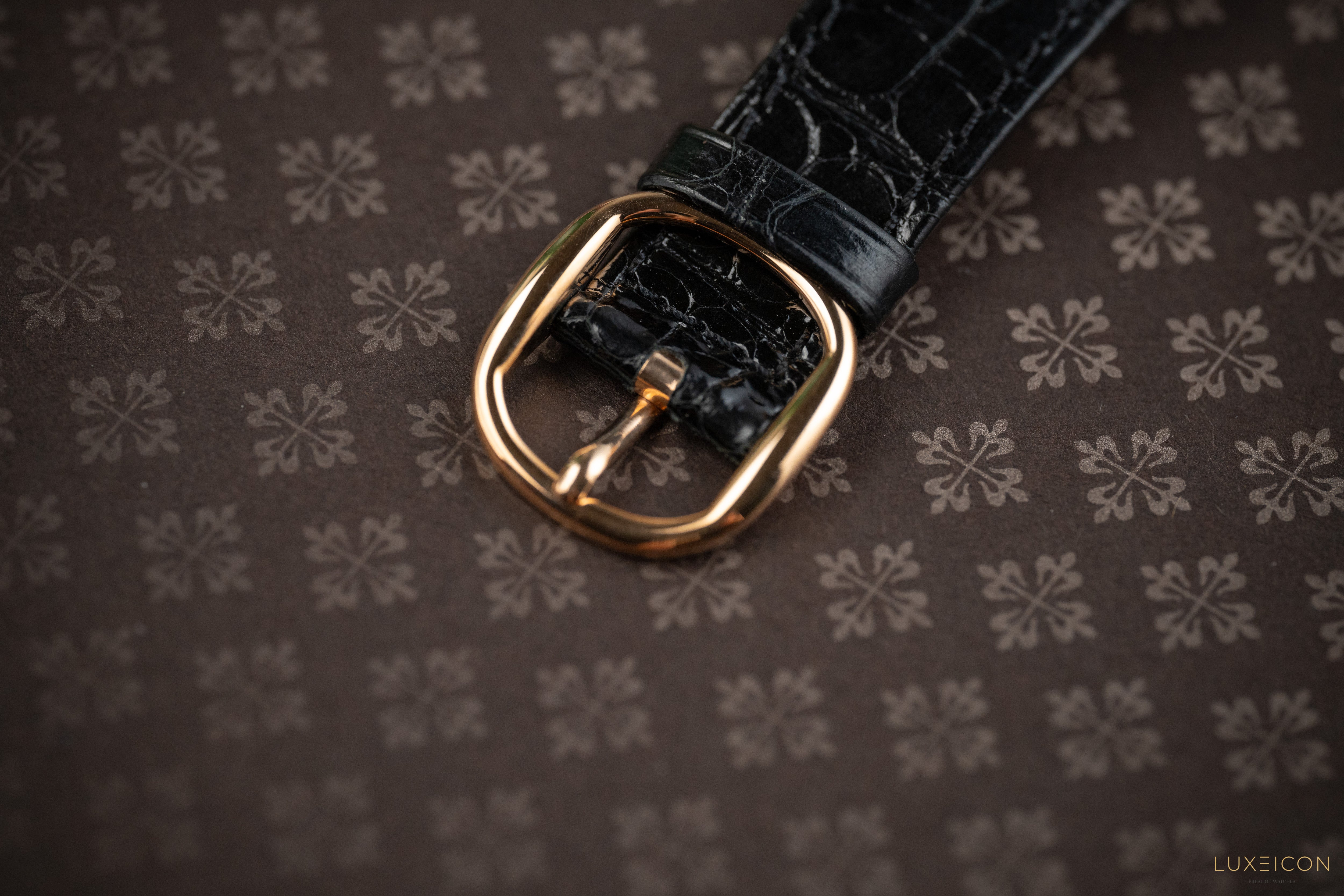 Patek Philippe Golden Ellipse Golden Ellipse Self-Winding 5738R-001 Black Dial