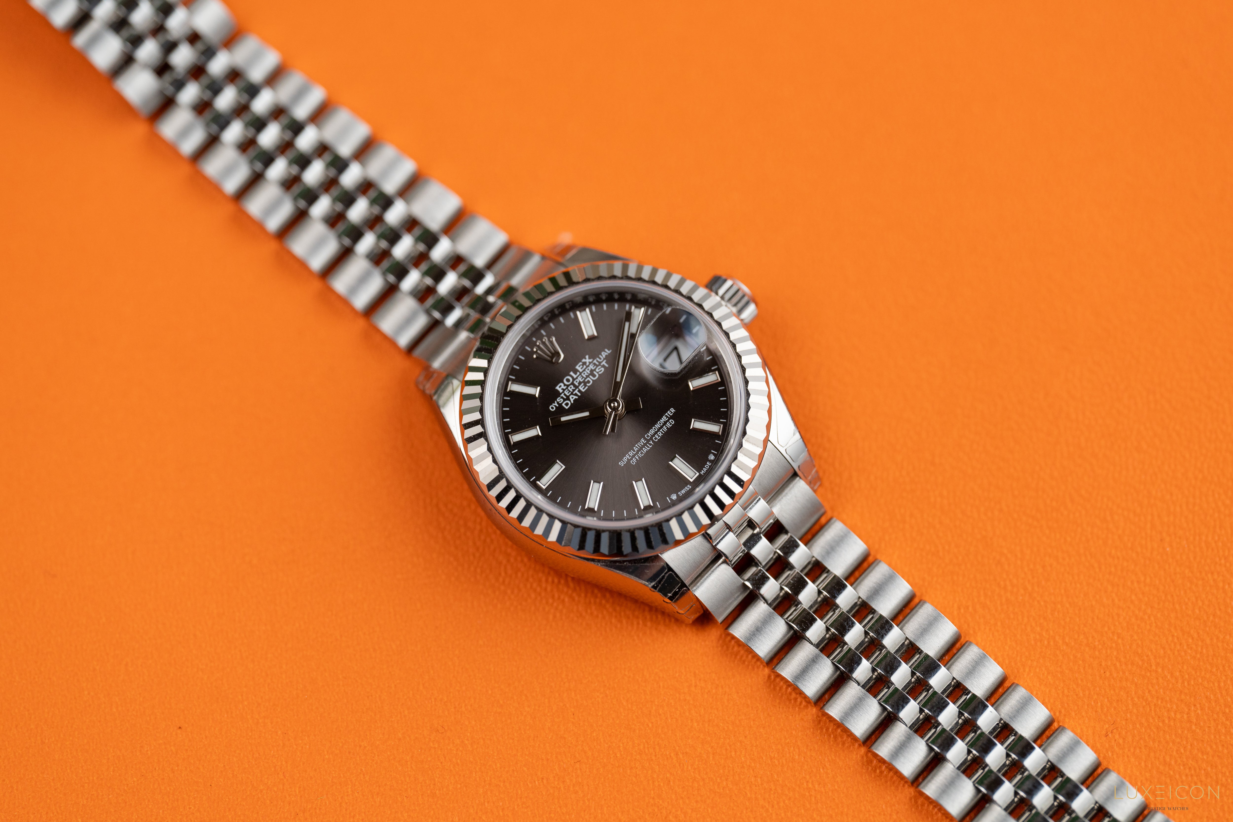 Rolex Lady-Datejust 28mm 279174 Steel and White Gold Grey Index dial 2021