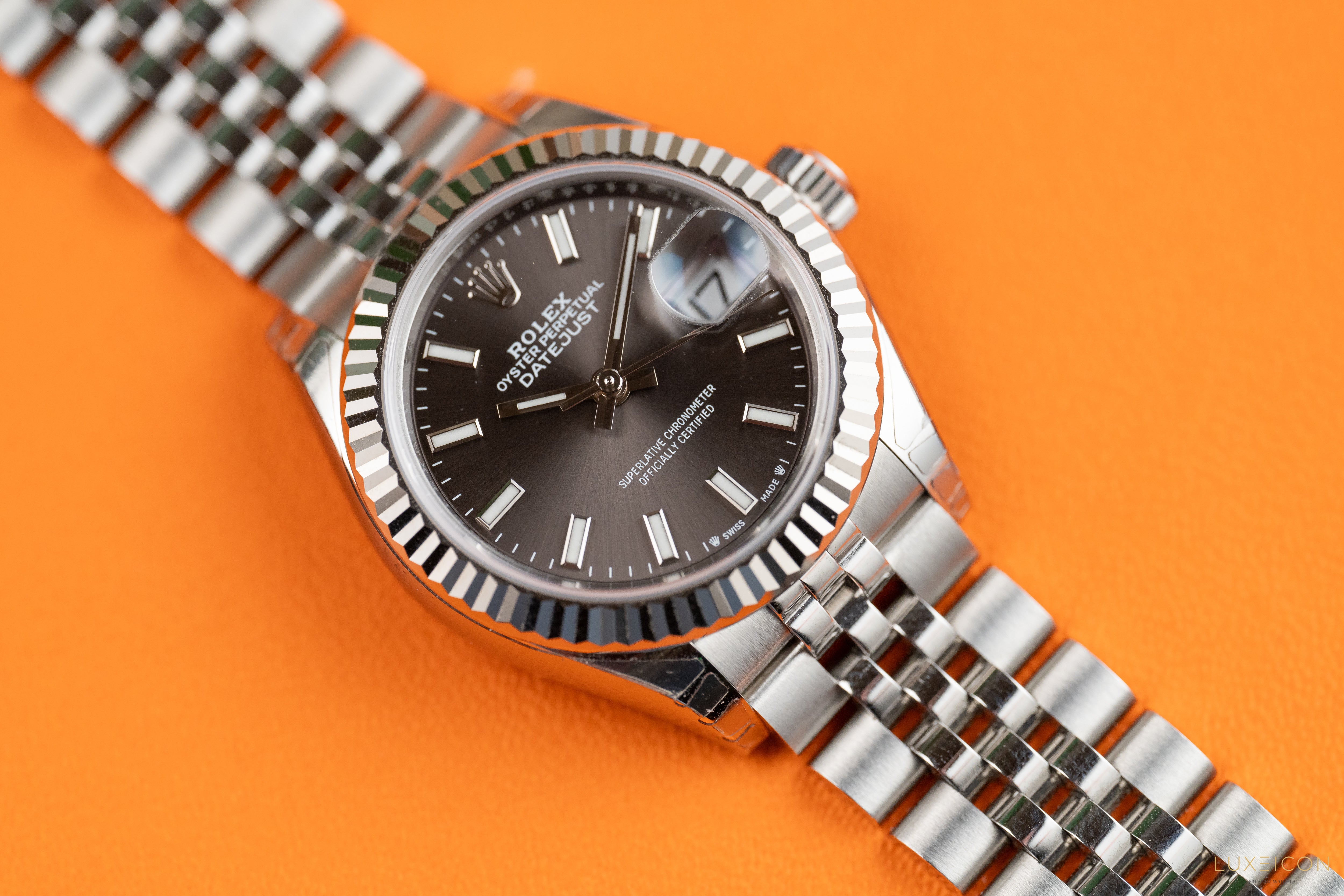 Rolex Lady-Datejust 28mm 279174 Steel and White Gold Grey Index dial 2021