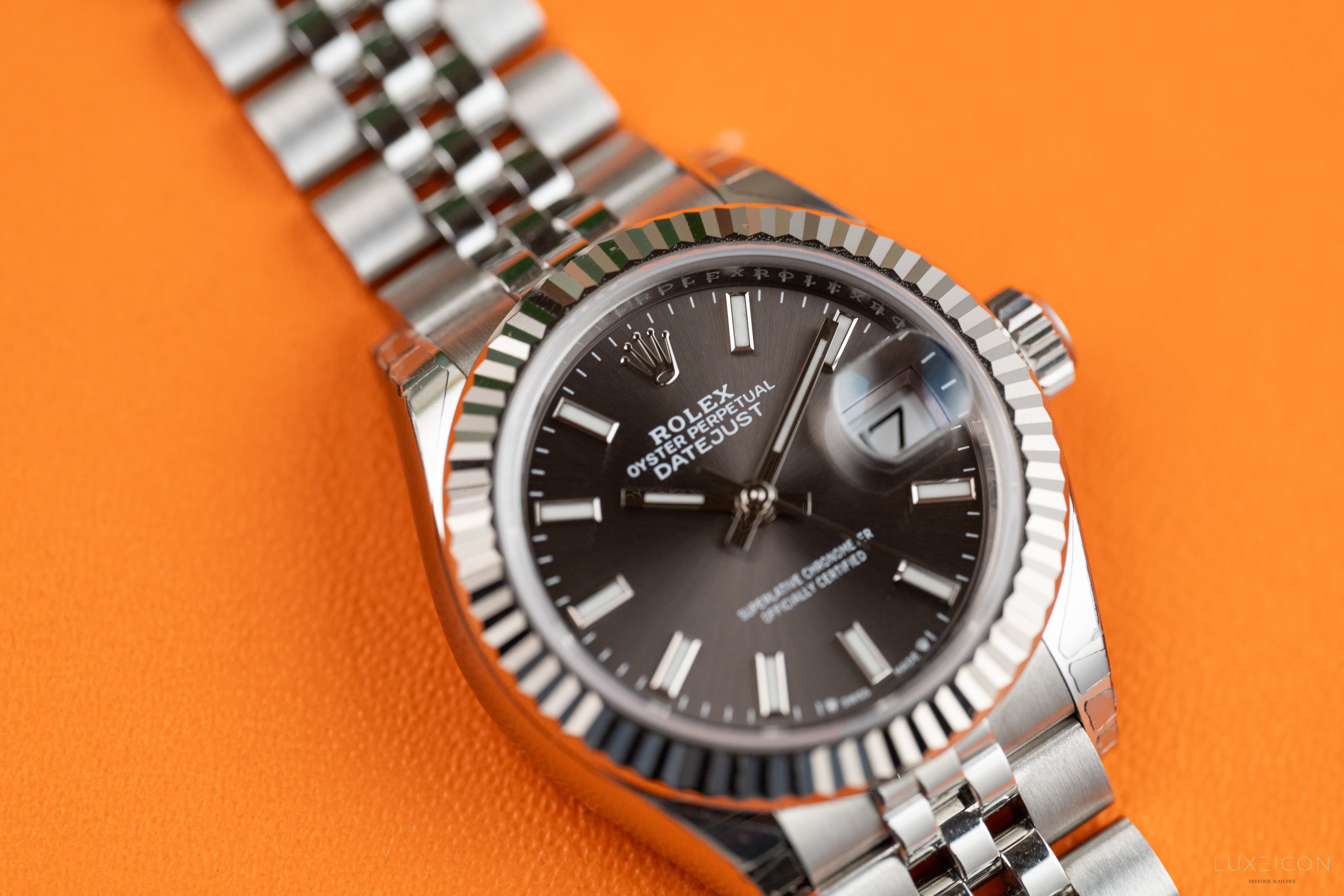 Rolex Lady-Datejust 28mm 279174 Steel and White Gold Grey Index dial 2021