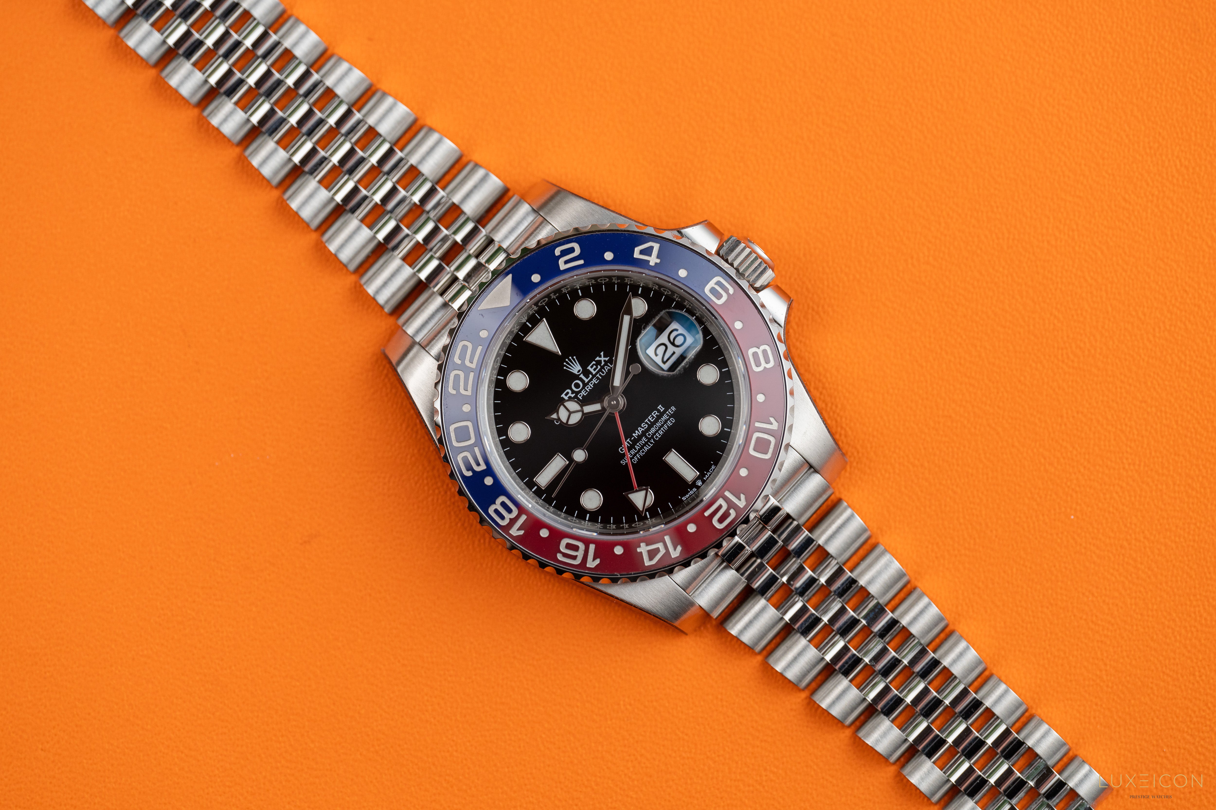 Rolex GMT-Master II Pepsi Jubilee Bracelet 126710BLRO 2021