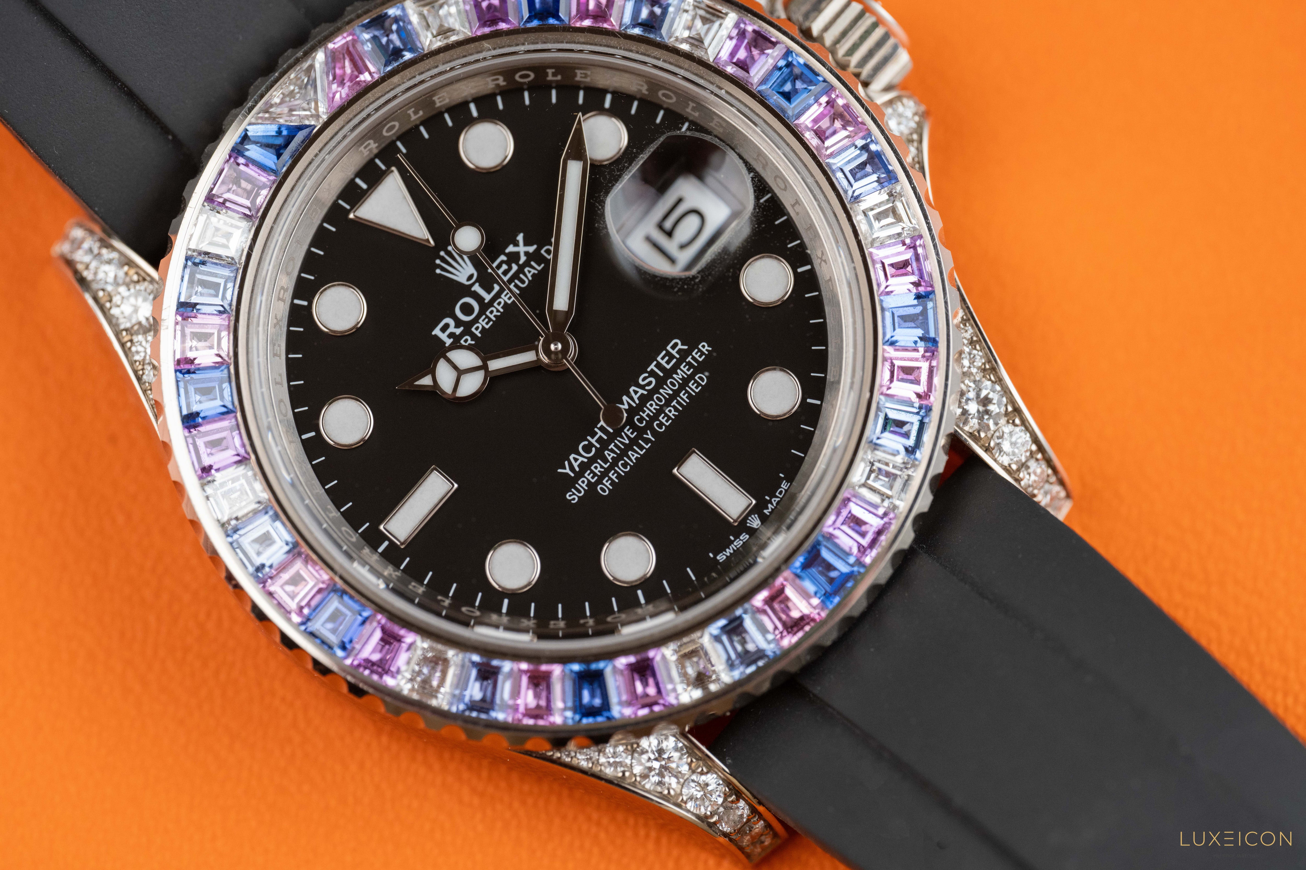 Rolex Yacht-Master 40 off catalogue Gem-Set 126679SABR Cotton Candy 2024