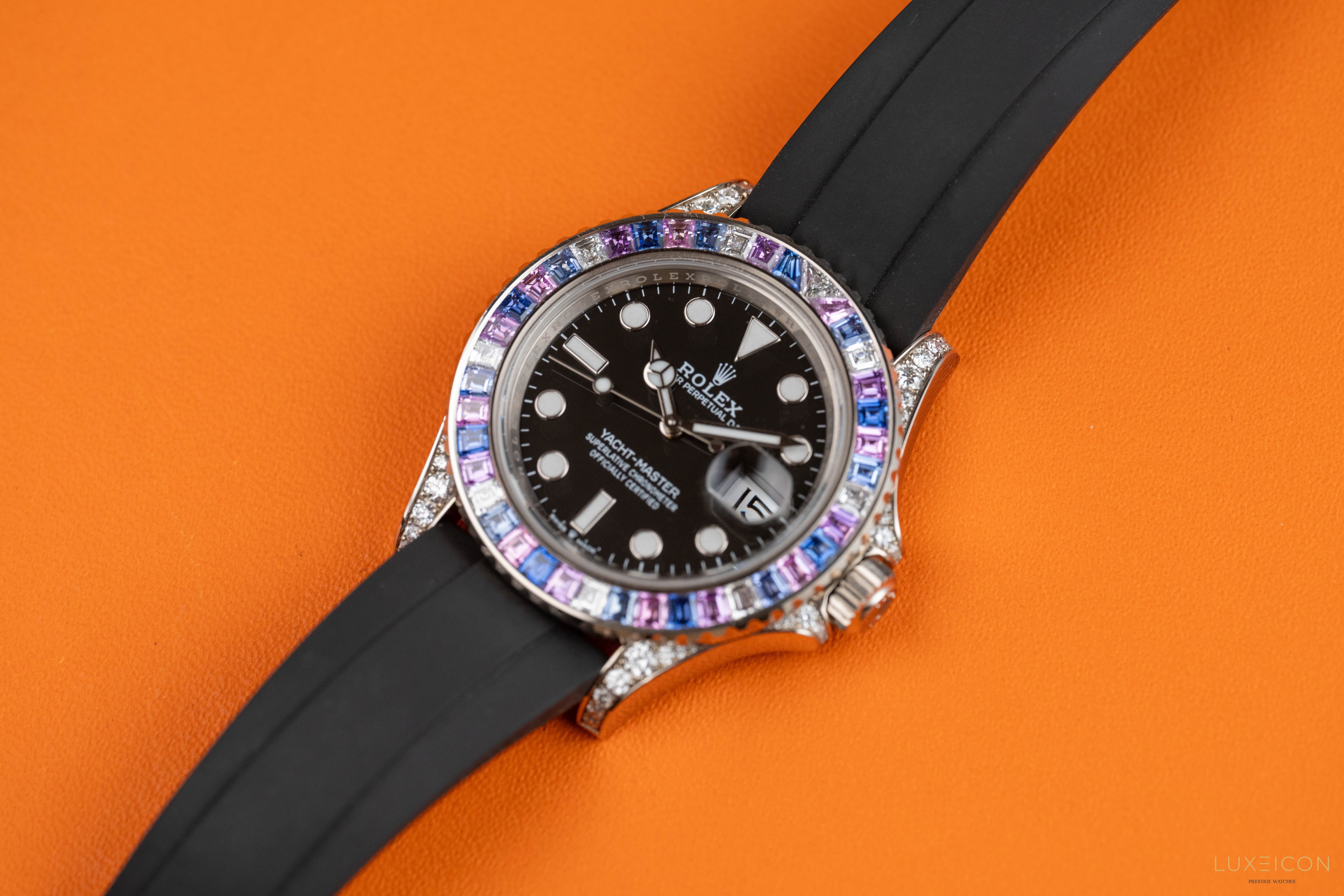 Rolex Yacht-Master 40 off catalogue Gem-Set 126679SABR Cotton Candy 2024